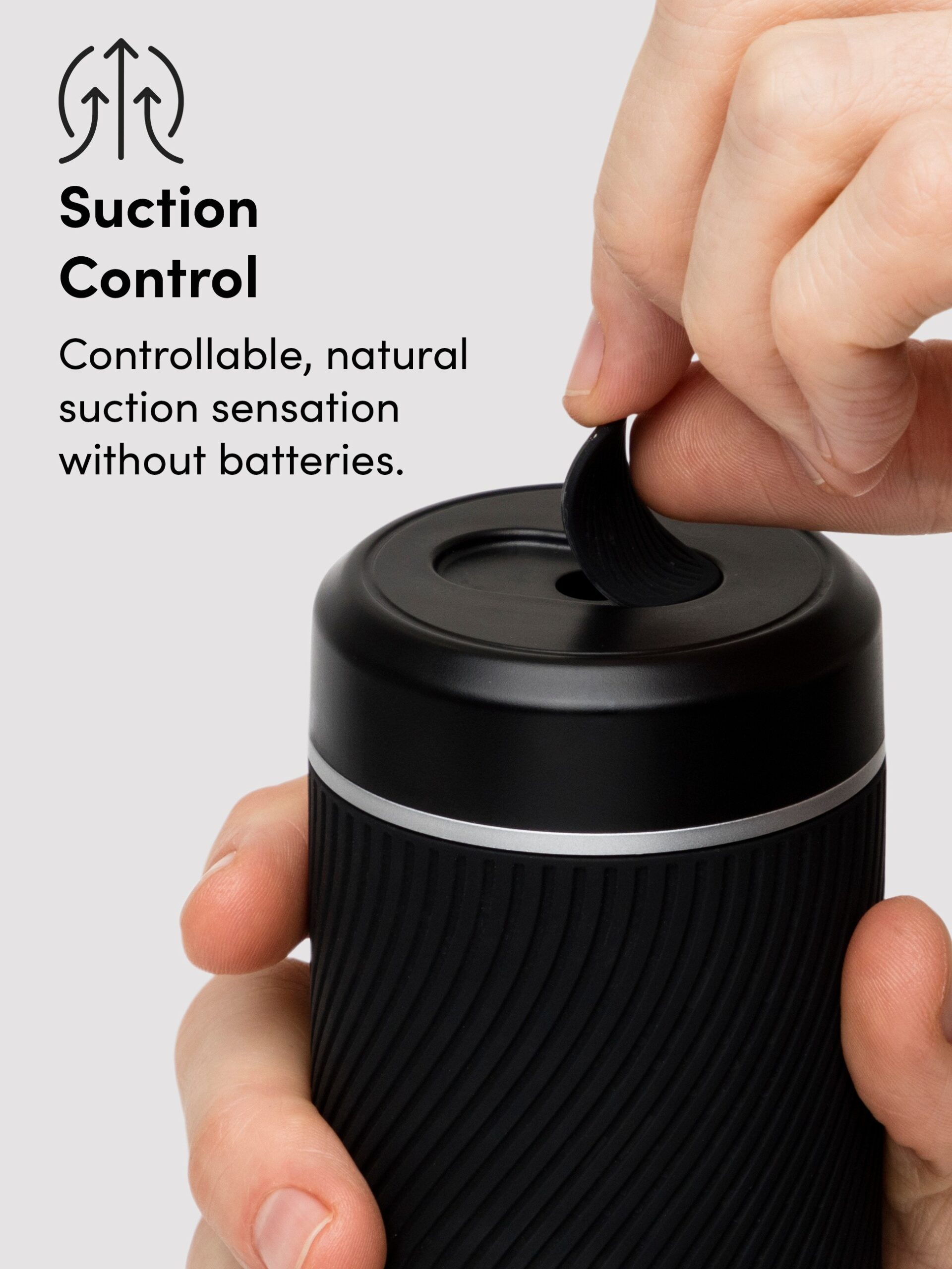 Arcwave Pow Silicone Dual-Entrance Suction Control Male Masturbator - Image 4