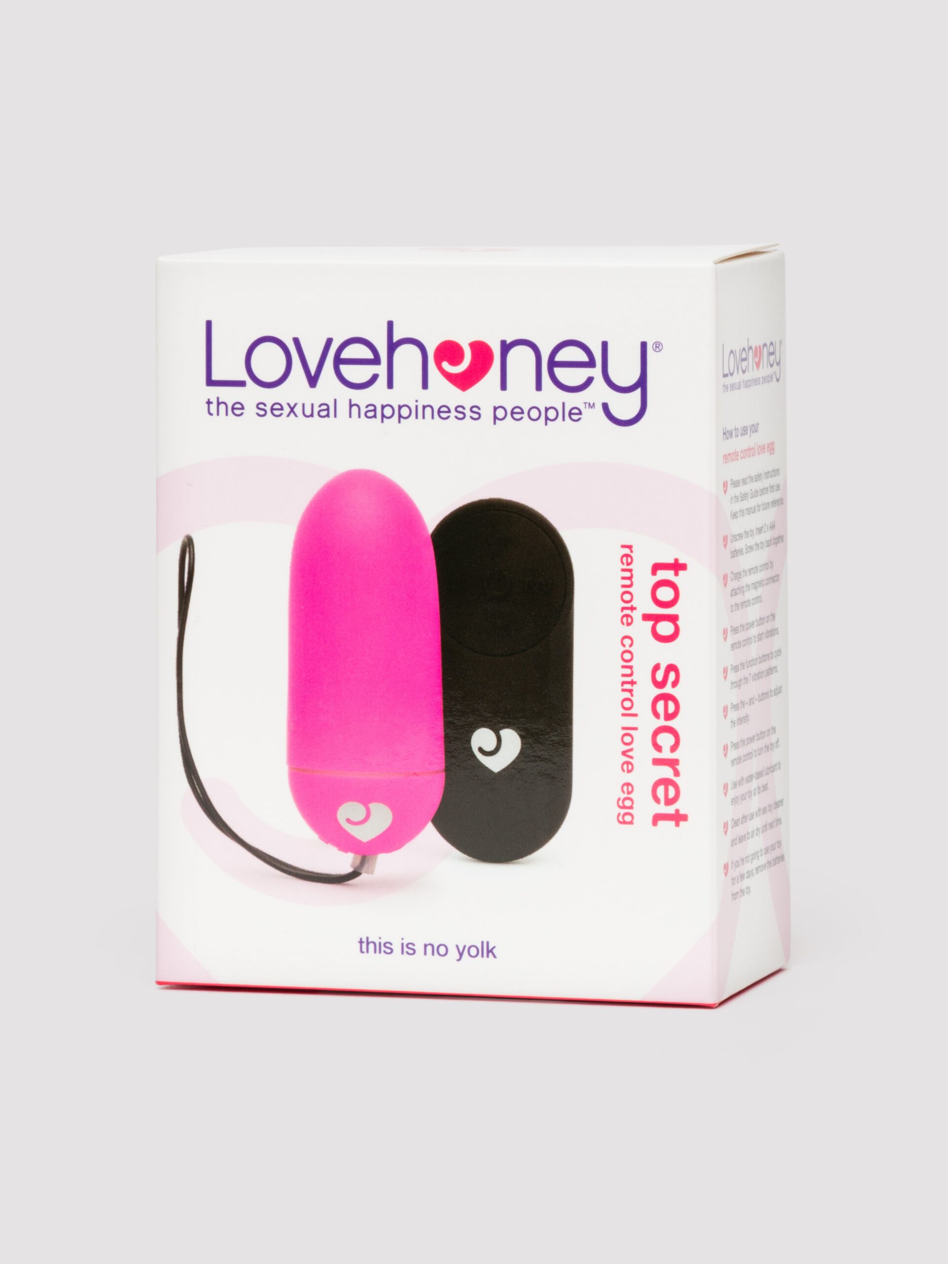 Lovehoney Top Secret Remote Control Large Love Egg - Image 5