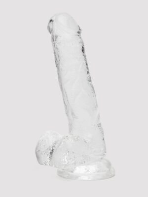 Lovehoney Enjoy Clear Dildo with Balls 7 Inch