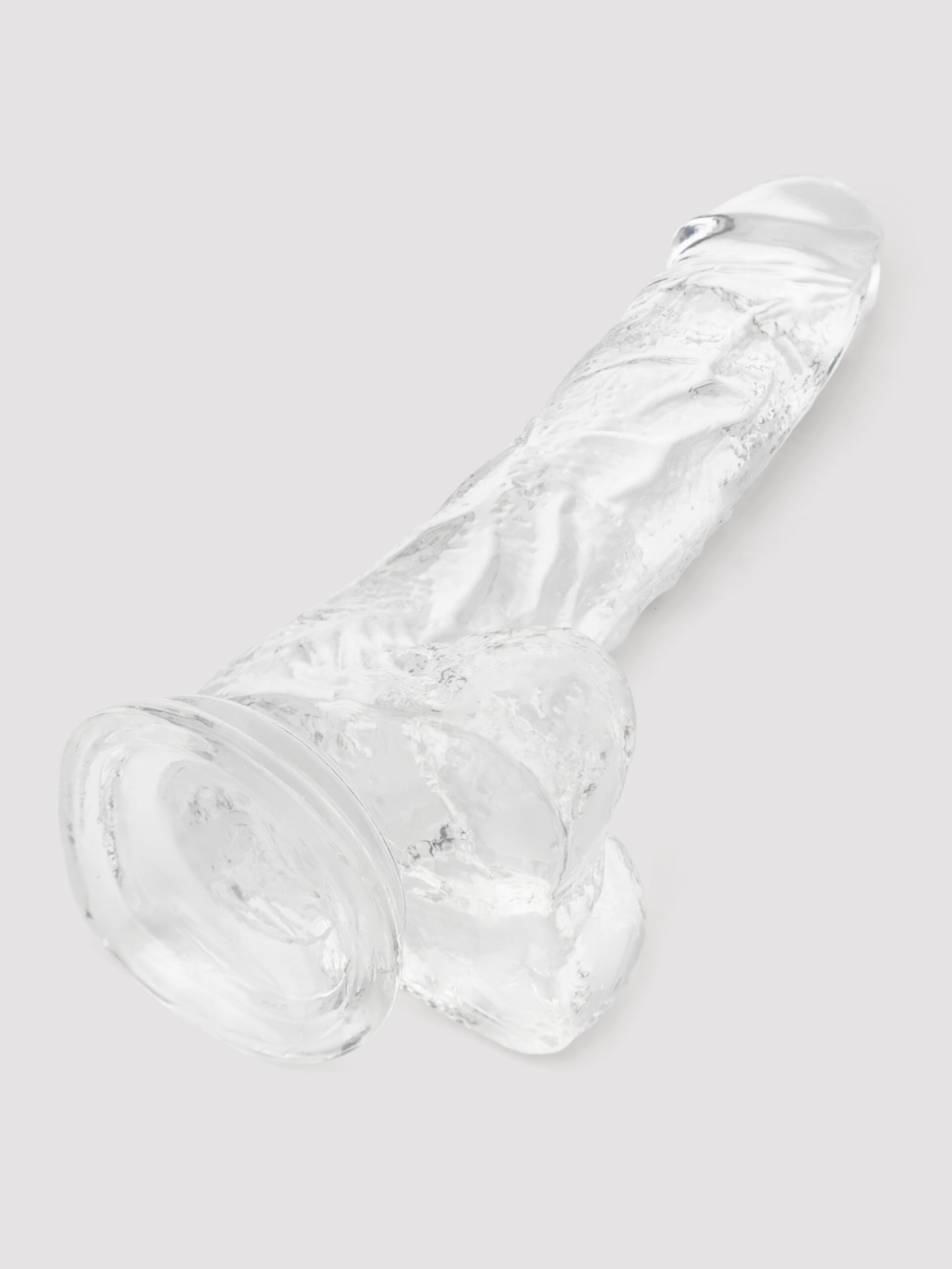 Lovehoney Enjoy Clear Dildo with Balls 7 Inch - Image 4