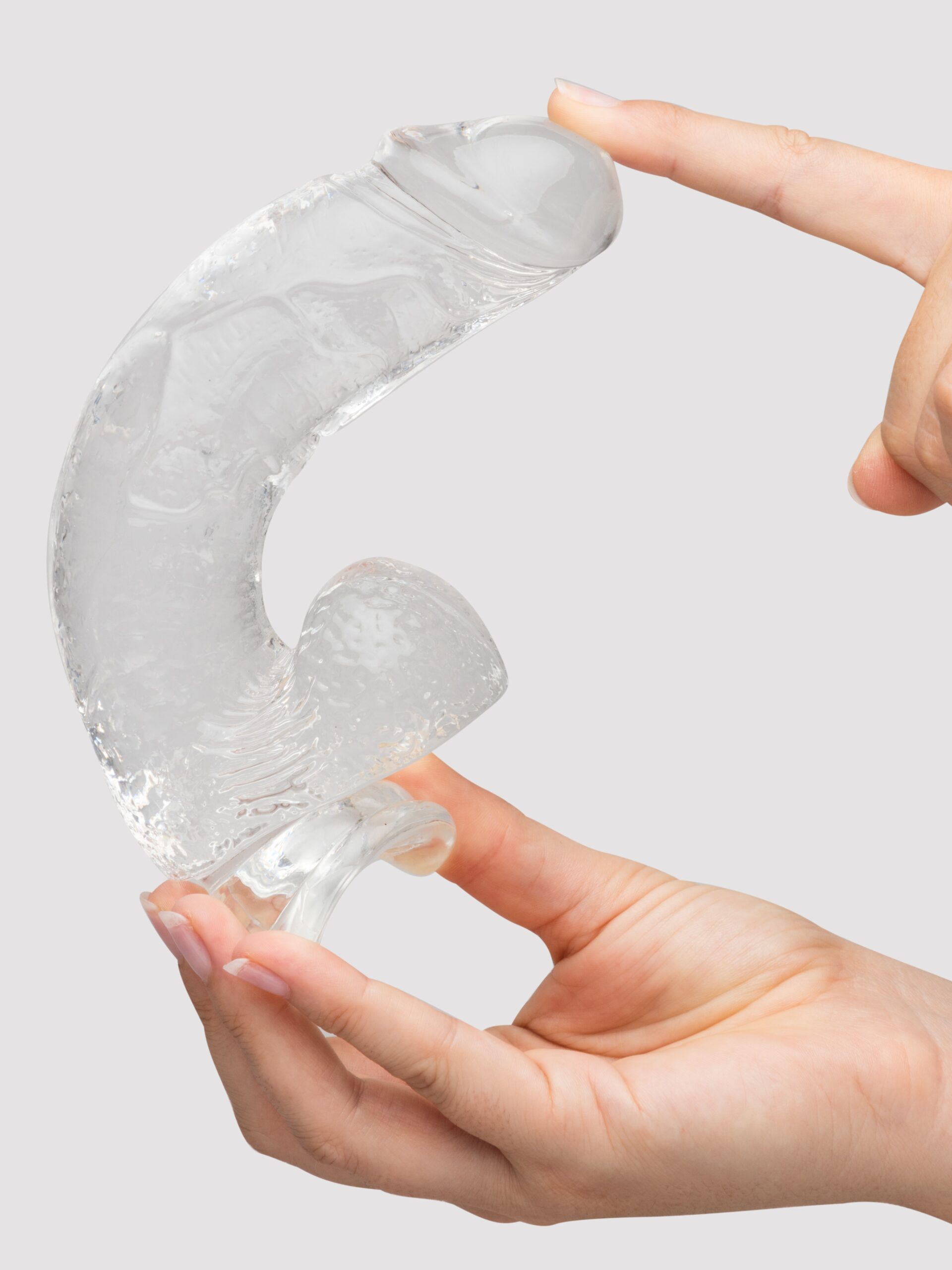 Lovehoney Enjoy Clear Dildo with Balls 8 Inch - Image 6