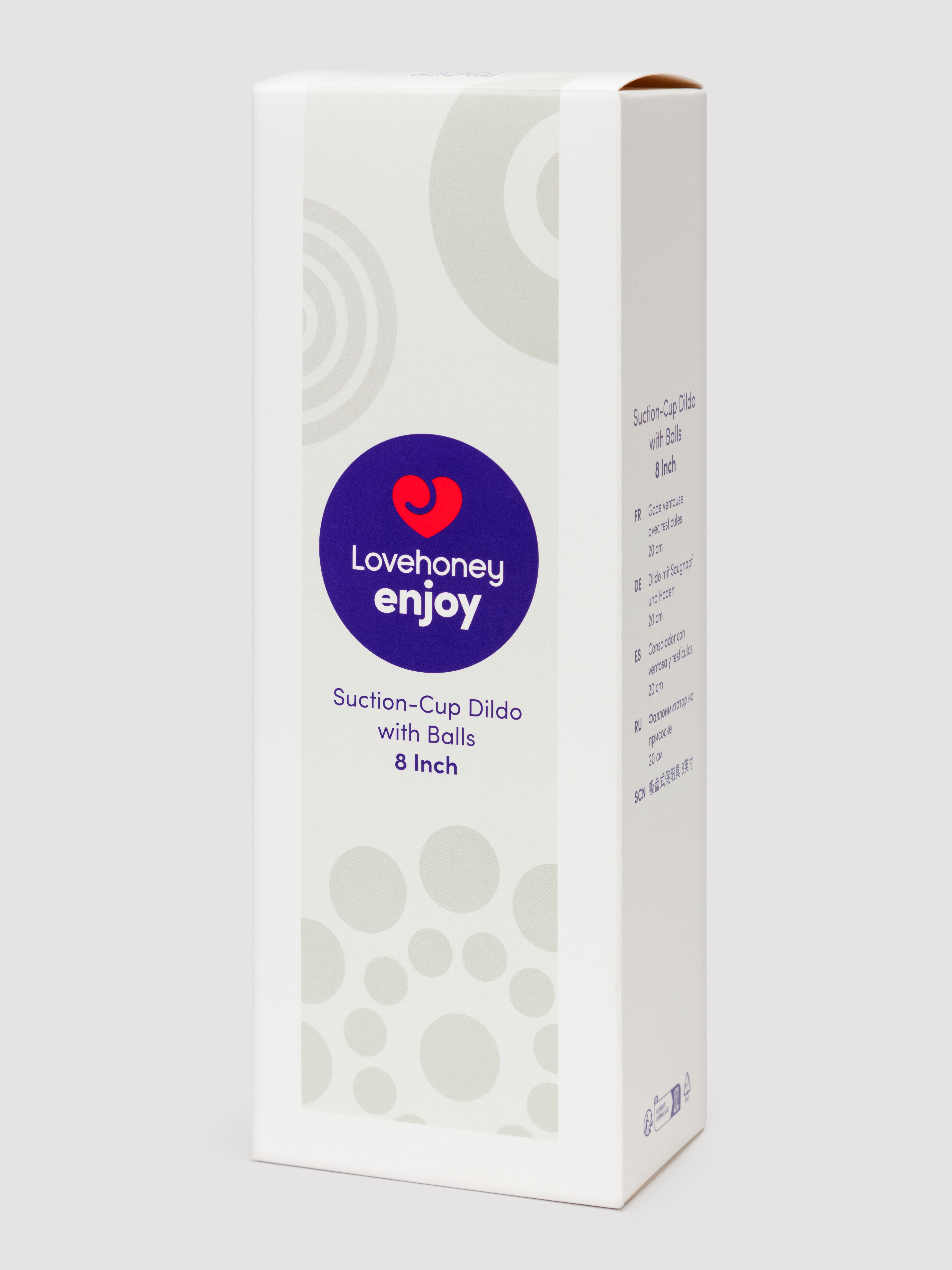 Lovehoney Enjoy Clear Dildo with Balls 8 Inch - Image 7
