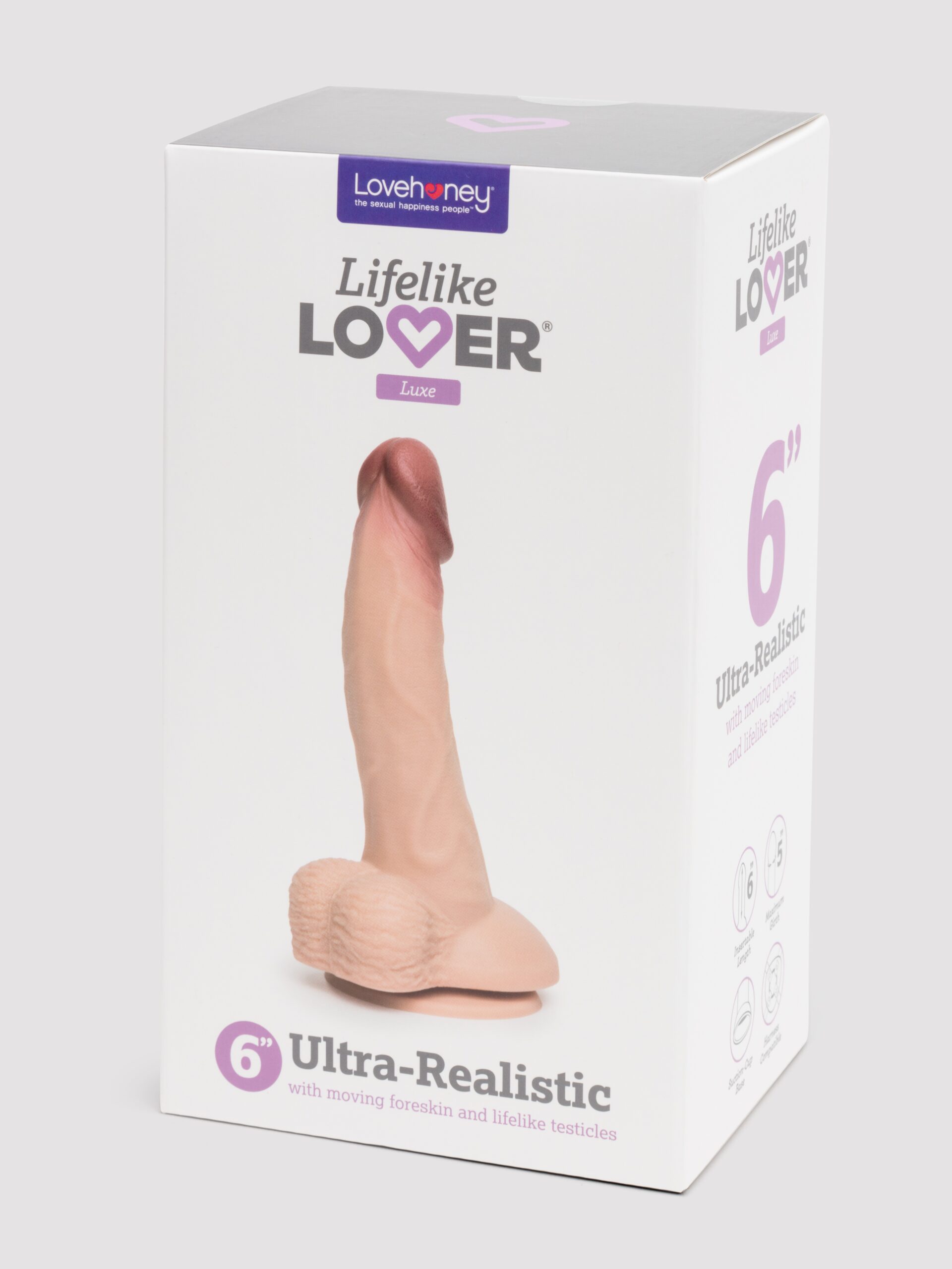 Lifelike Lover Luxe Ultra Realistic Silicone Dildo 6 Inch - Image 6