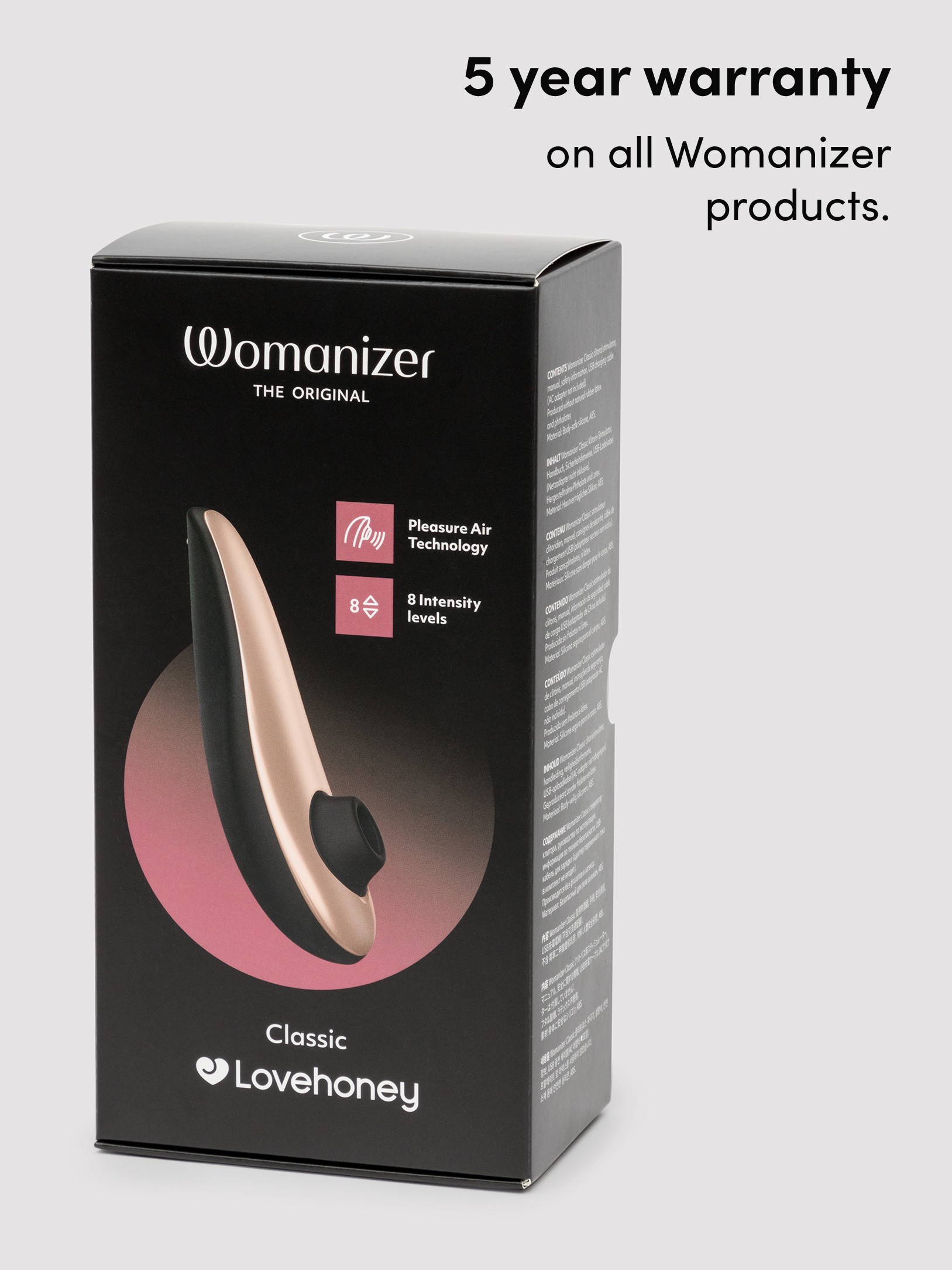 Womanizer X Lovehoney Classic Rechargeable Clitoral Stimulator - Image 6
