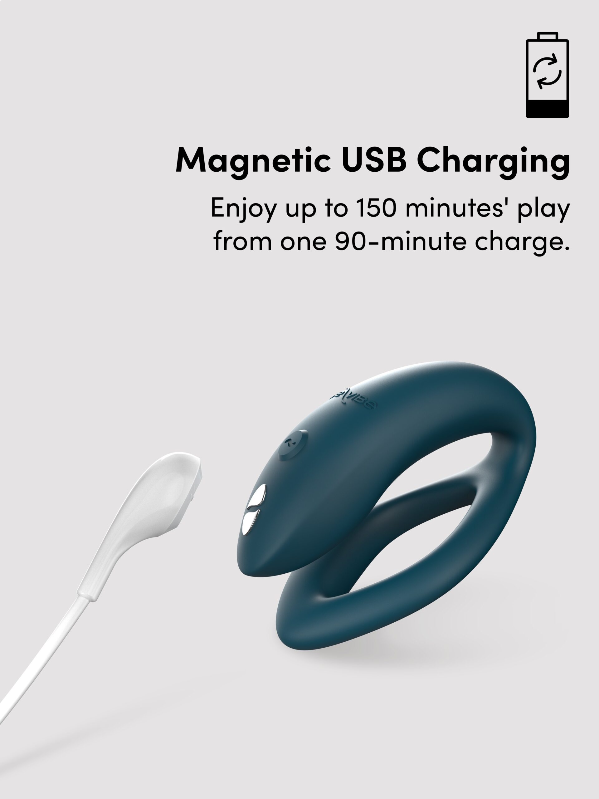 We-Vibe Sync O Remote and App Controlled Rechargeable Couple's Vibrator - Image 7