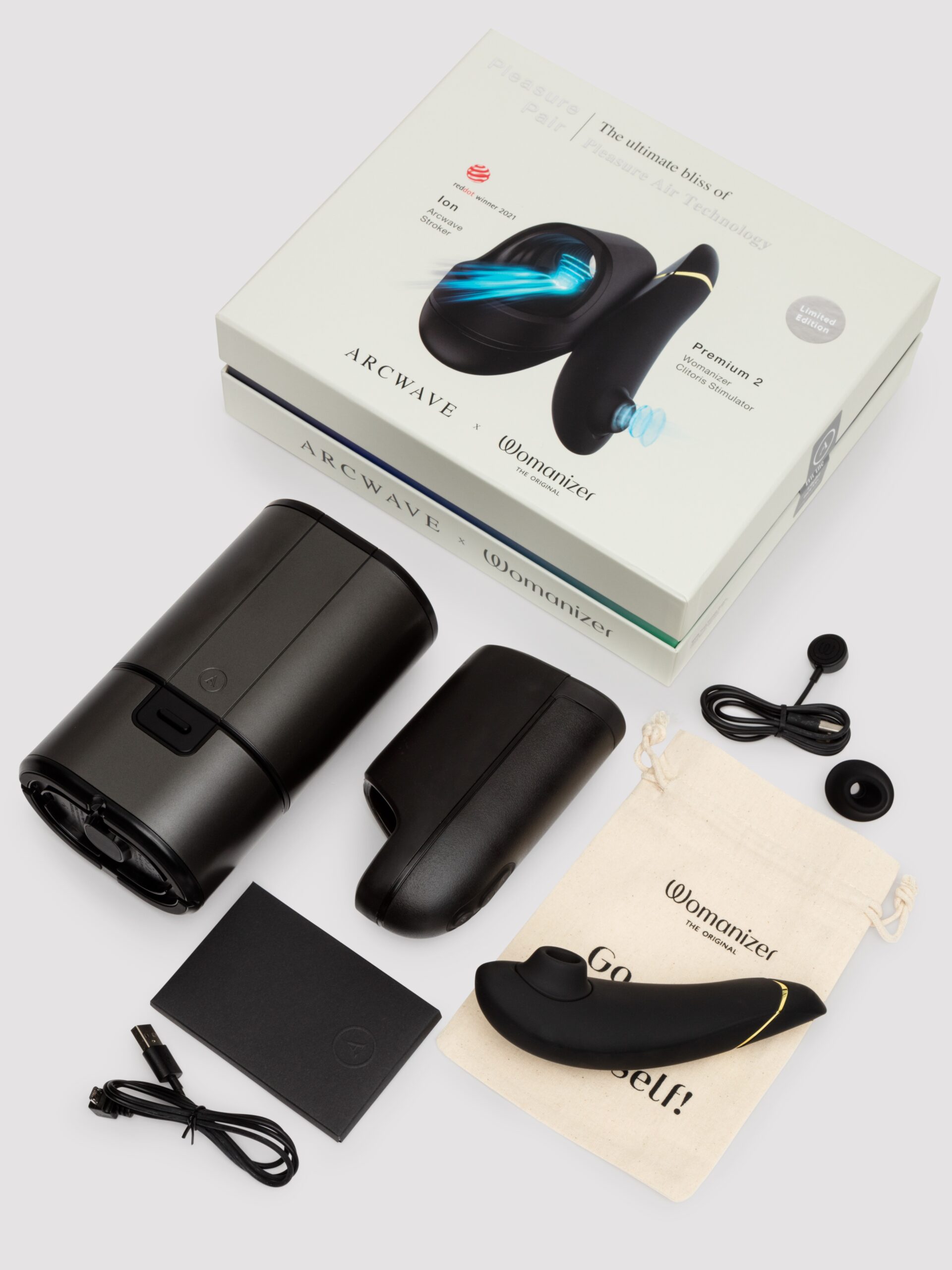 Womanizer X Arcwave Pleasure Pair Premium Couple's Kit - Image 2