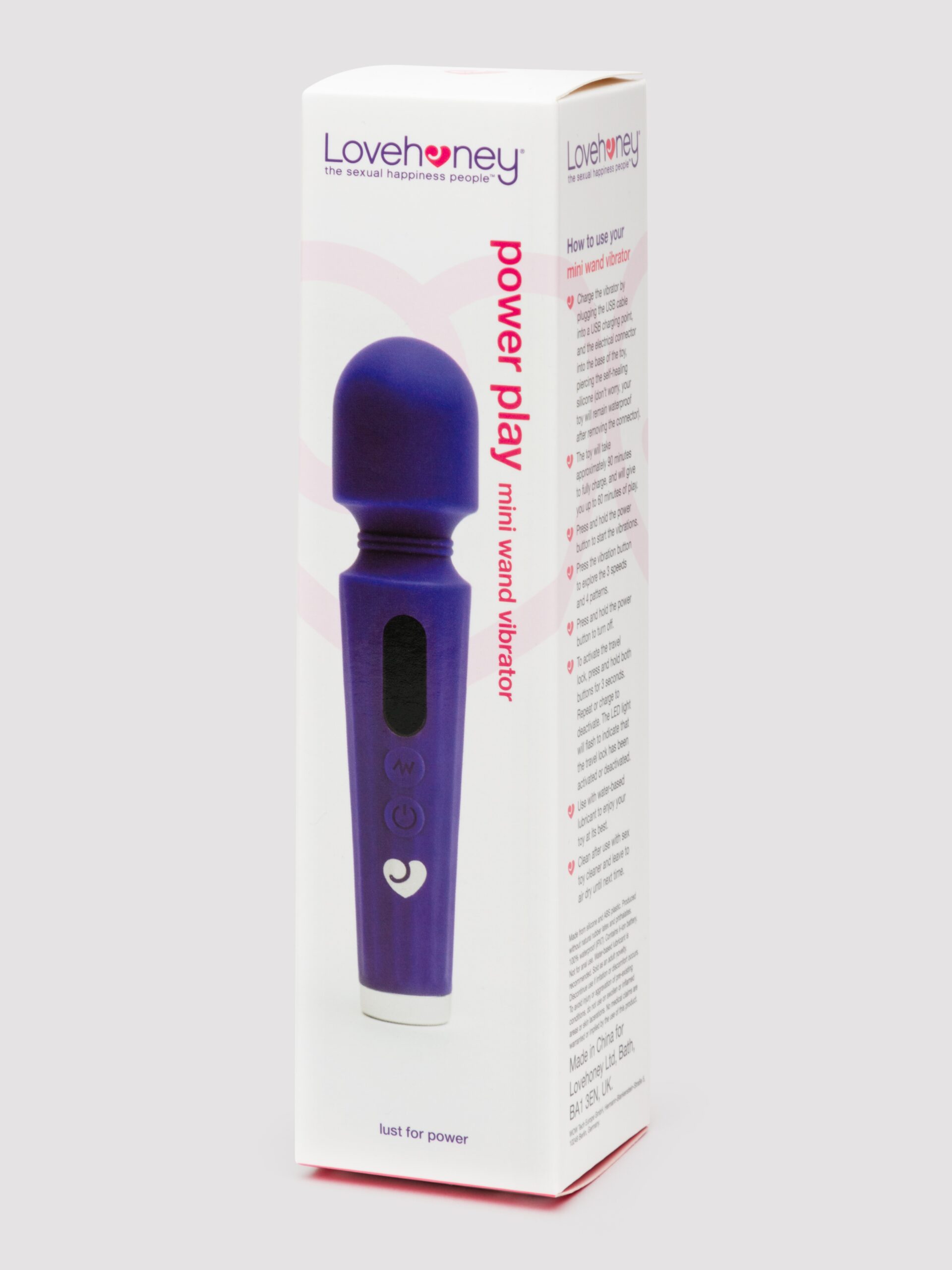 Lovehoney Power Play Rechargeable Mini Wand Vibrator - Image 5