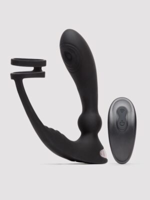 Lovehoney Remote-Control Pleasure Pulse Pulsing Prostate Massager with Double Cock Ring