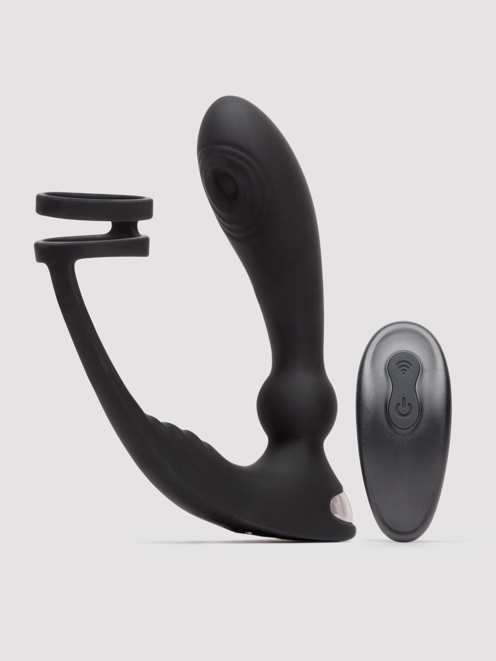 Lovehoney Remote-Control Pleasure Pulse Pulsing Prostate Massager with Double Cock Ring