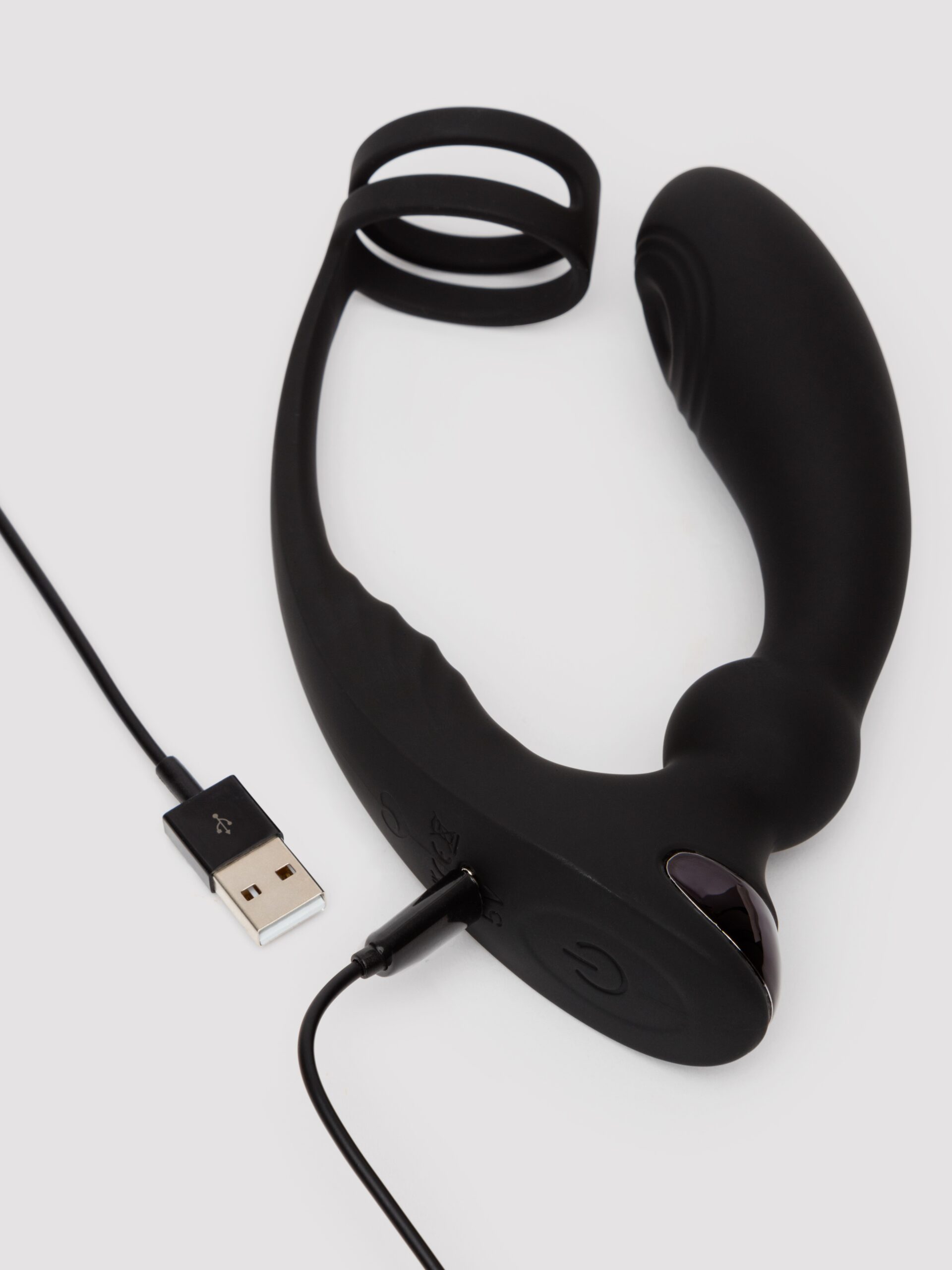 Lovehoney Remote-Control Pleasure Pulse Pulsing Prostate Massager with Double Cock Ring - Image 4