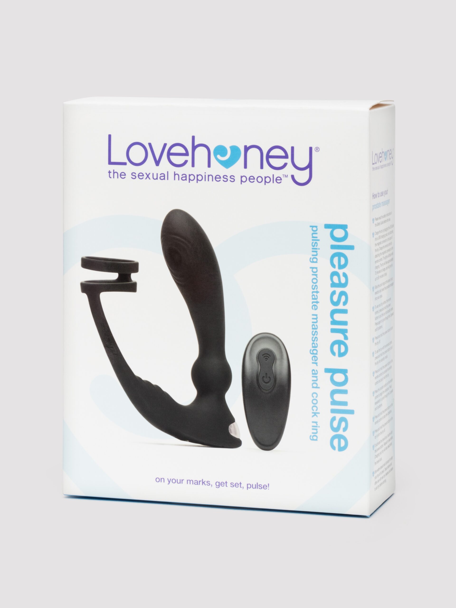 Lovehoney Remote-Control Pleasure Pulse Pulsing Prostate Massager with Double Cock Ring - Image 6