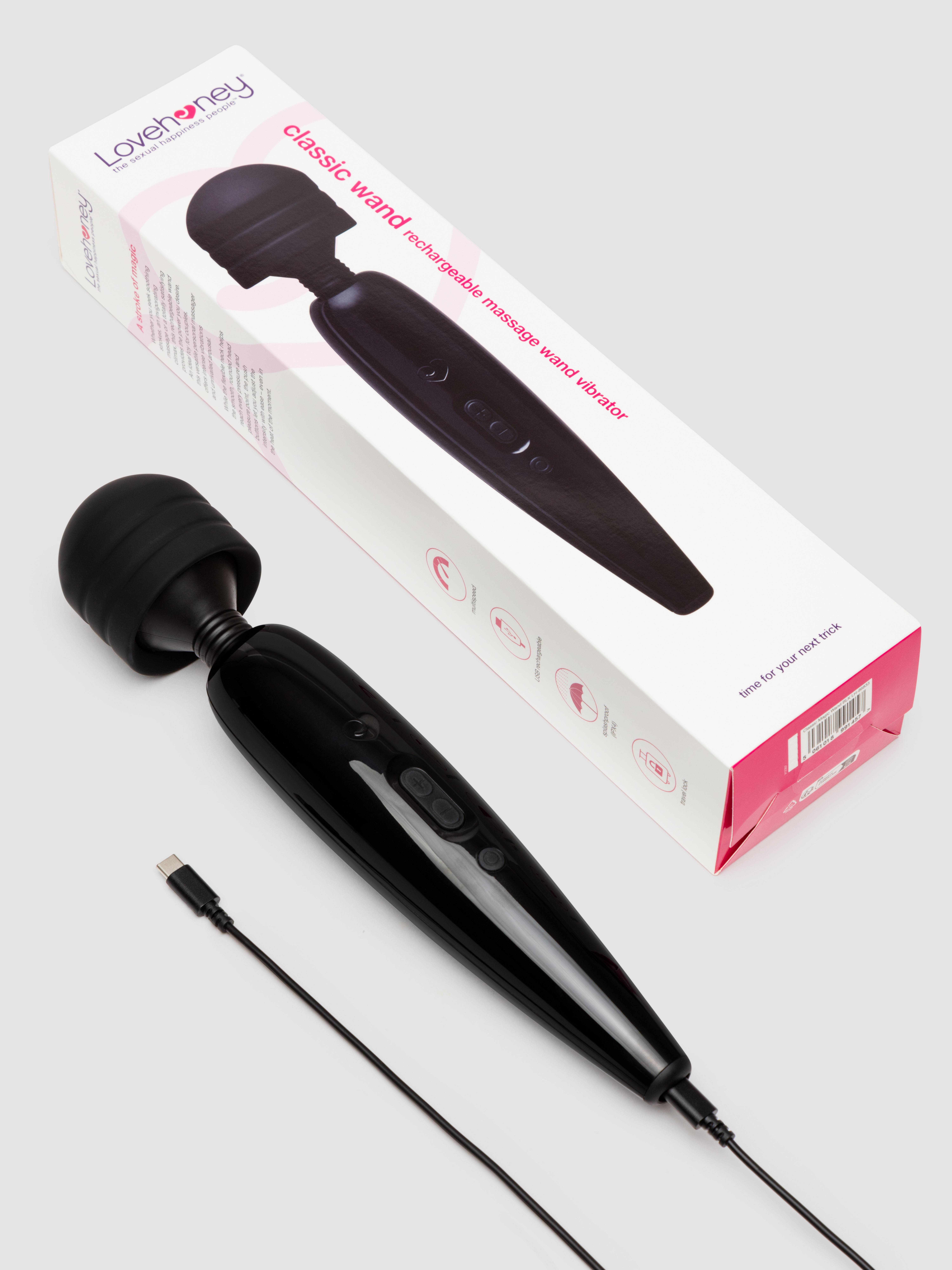 Lovehoney Classic Wand Rechargeable Extra Powerful Multispeed Wand Vibrator - Image 7