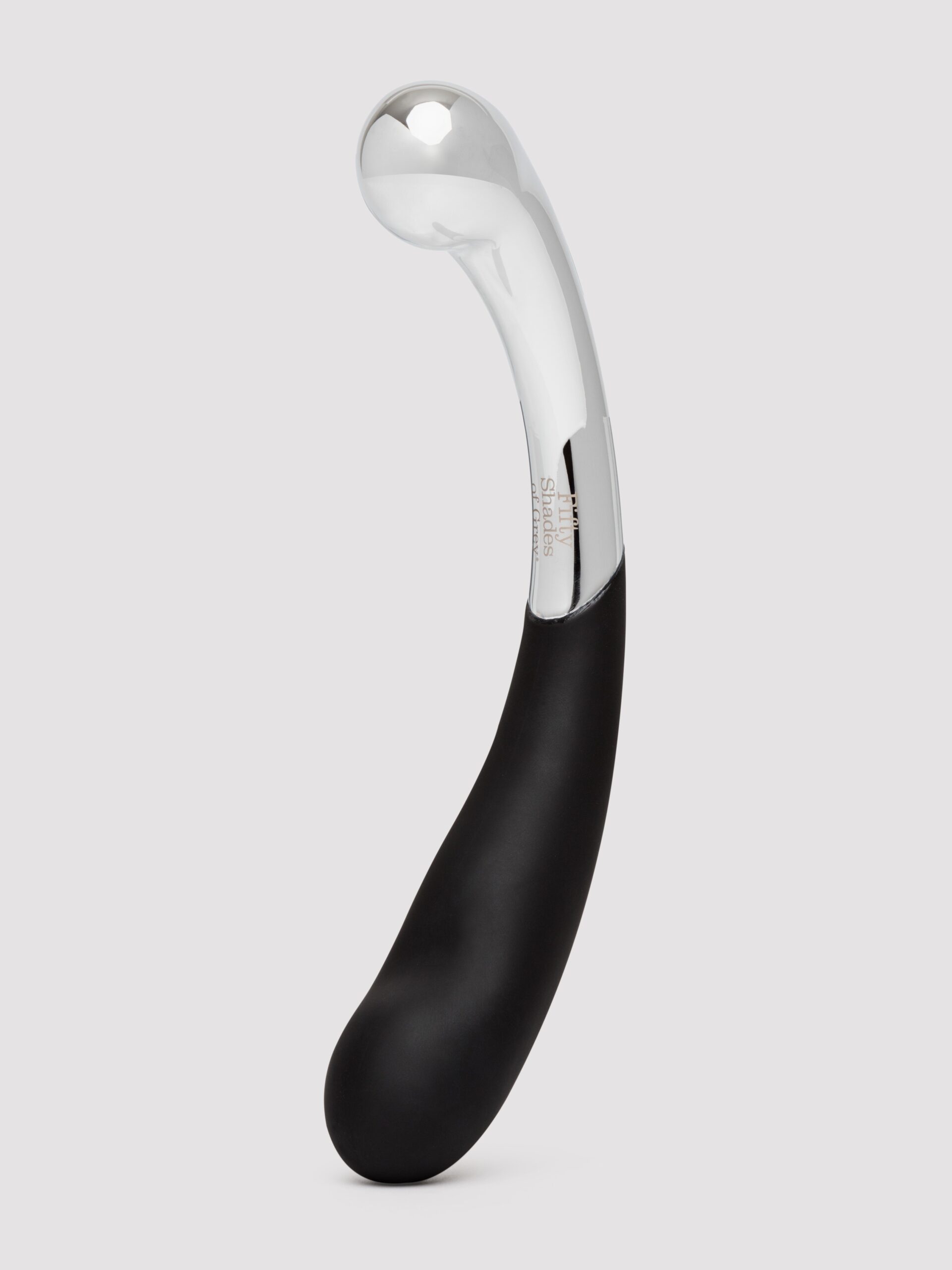 Fifty Shades of Grey Sweet Pressure Dark Steel and Silicone Double-Ended Dildo