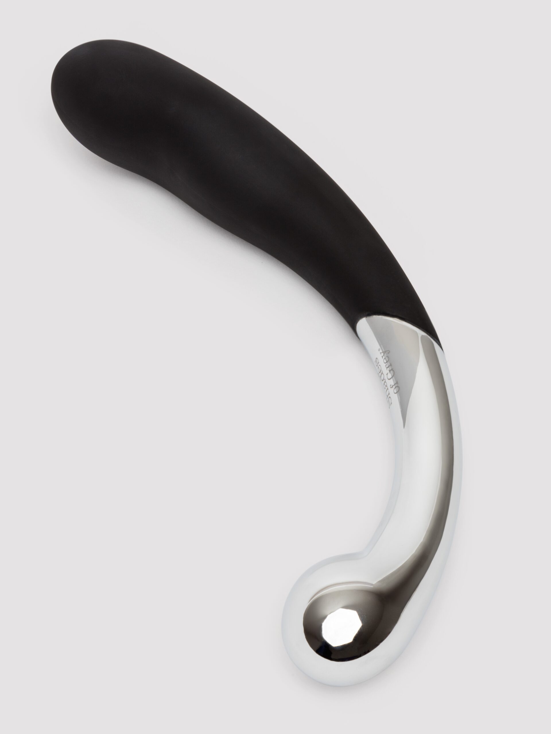 Fifty Shades of Grey Sweet Pressure Dark Steel and Silicone Double-Ended Dildo - Image 4