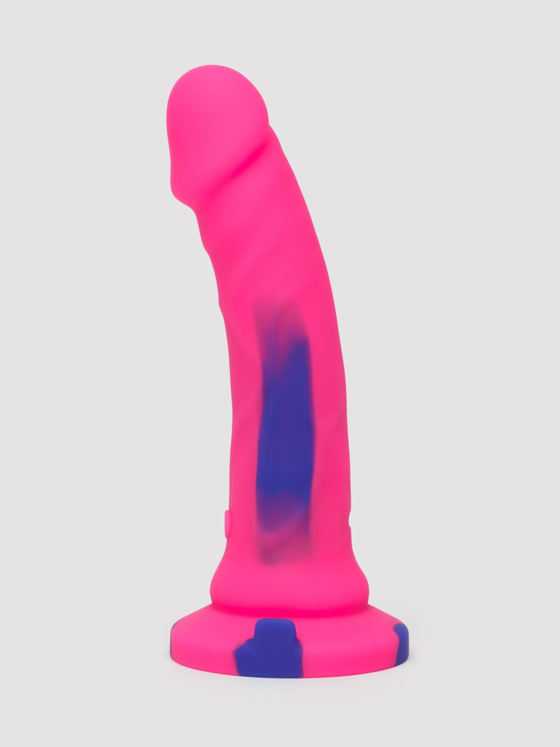 Lifelike Lover Luxe Realistic Multicoloured Silicone Vibrating Dildo 7 Inch - Image 2