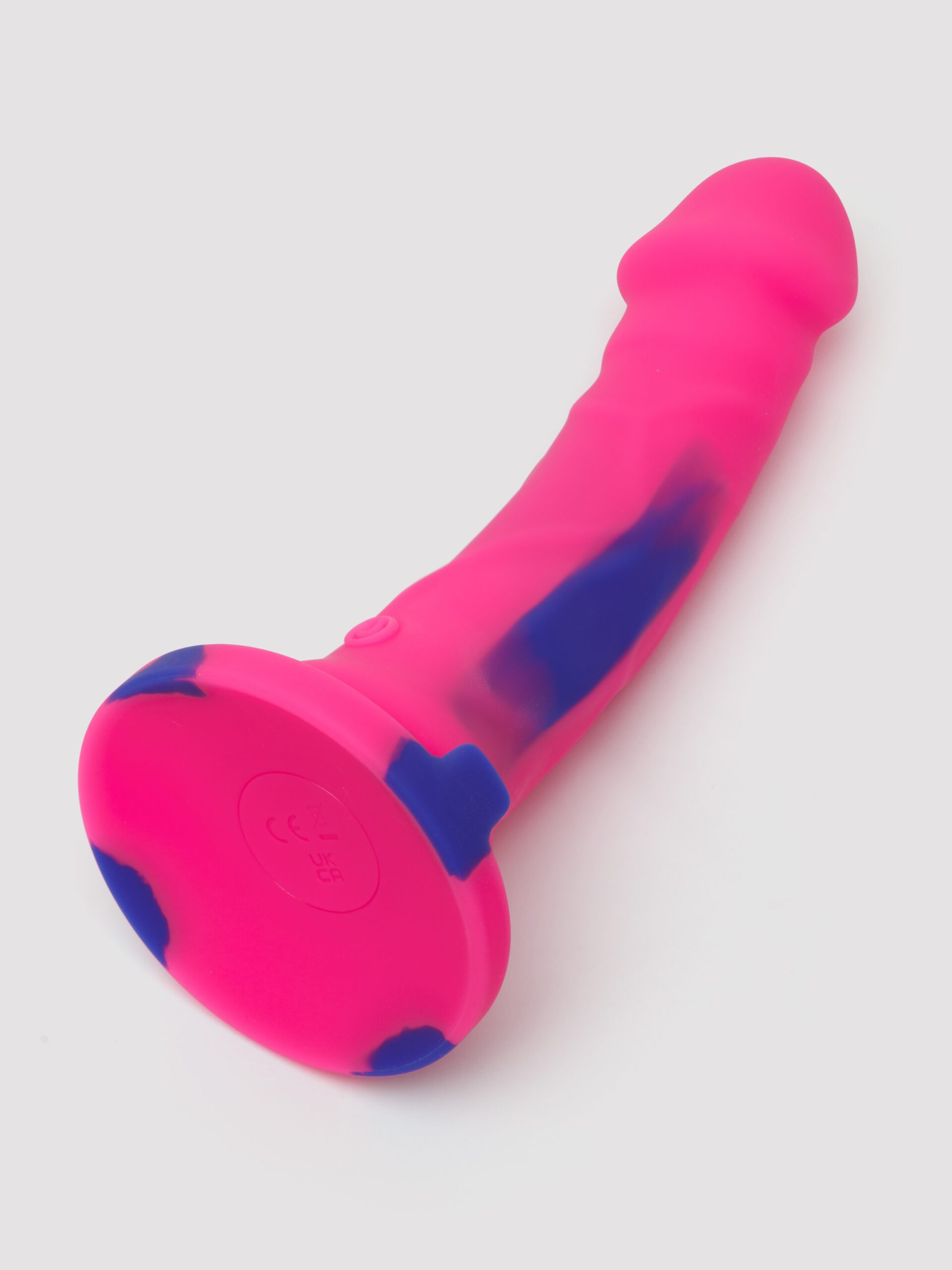Lifelike Lover Luxe Realistic Multicoloured Silicone Vibrating Dildo 7 Inch - Image 4