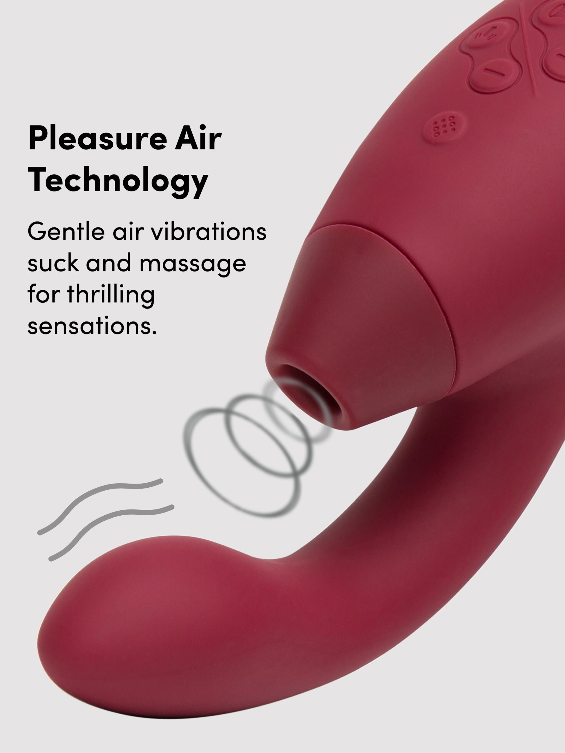 Womanizer Red Duo Rechargeable G-Spot and Clitoral Stimulator - Image 2