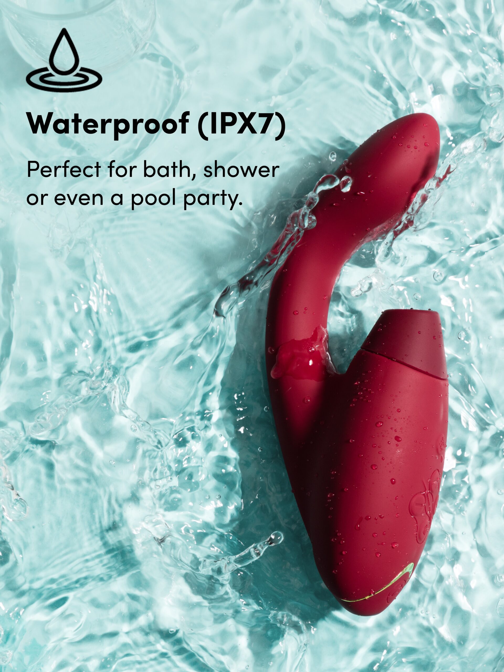 Womanizer Red Duo Rechargeable G-Spot and Clitoral Stimulator - Image 3