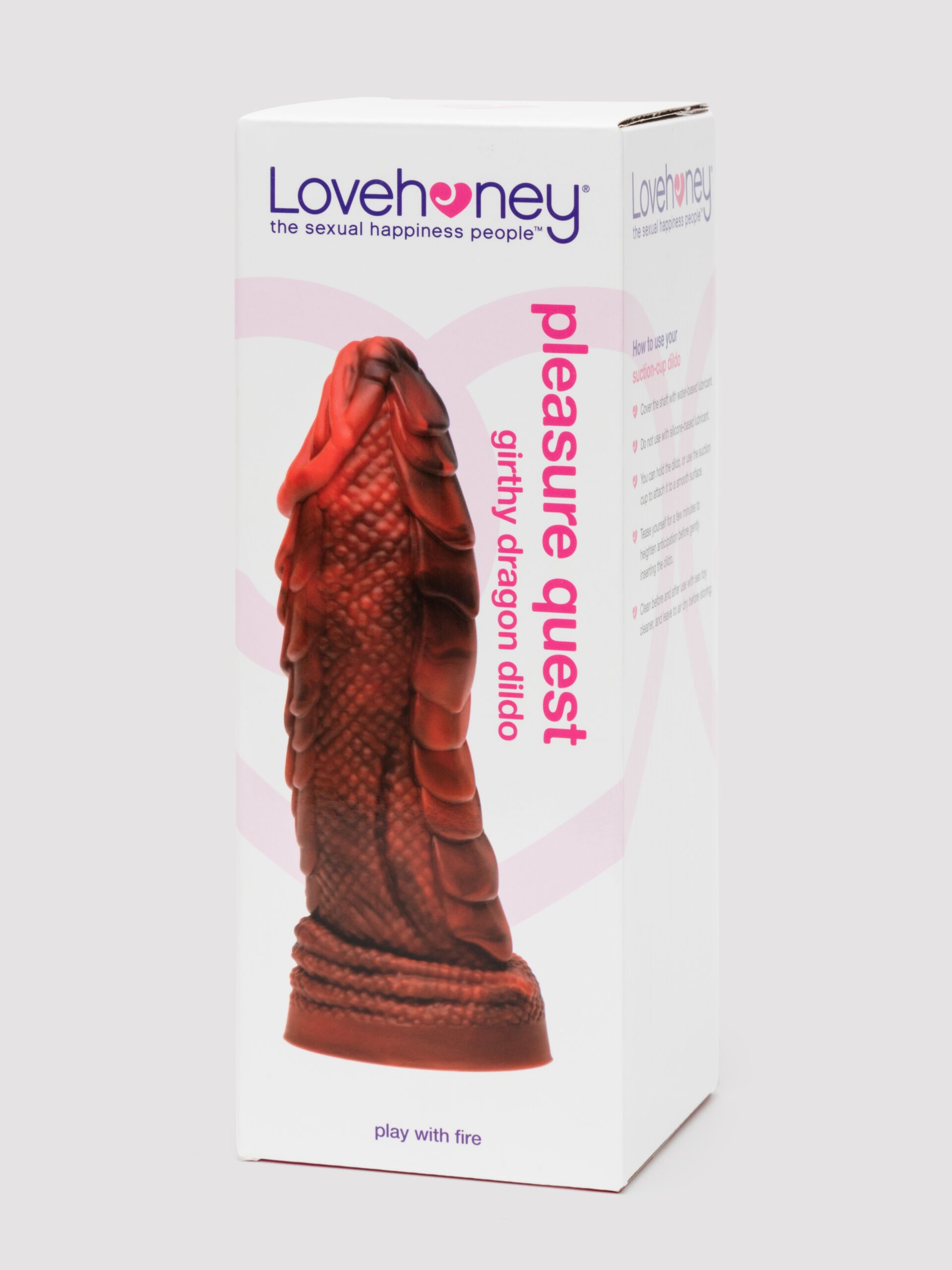 Lovehoney Pleasure Quest Girthy Fire Dragon Dildo - Image 6
