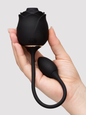 Fifty Shades of Grey Dark Blushing Rose Clitoral Suction Stimulator and Vibrating Egg