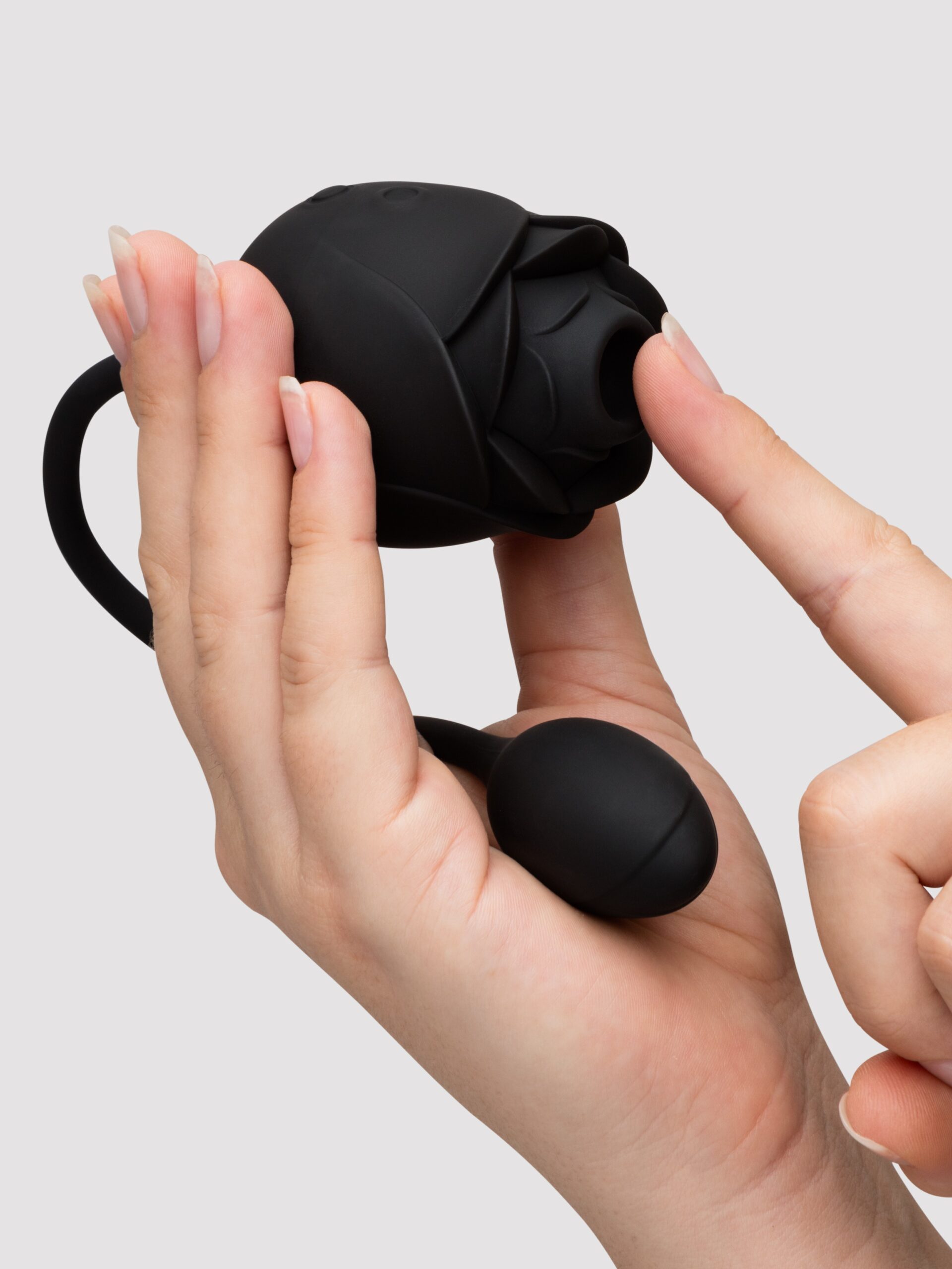 Fifty Shades of Grey Dark Blushing Rose Clitoral Suction Stimulator and Vibrating Egg - Image 3