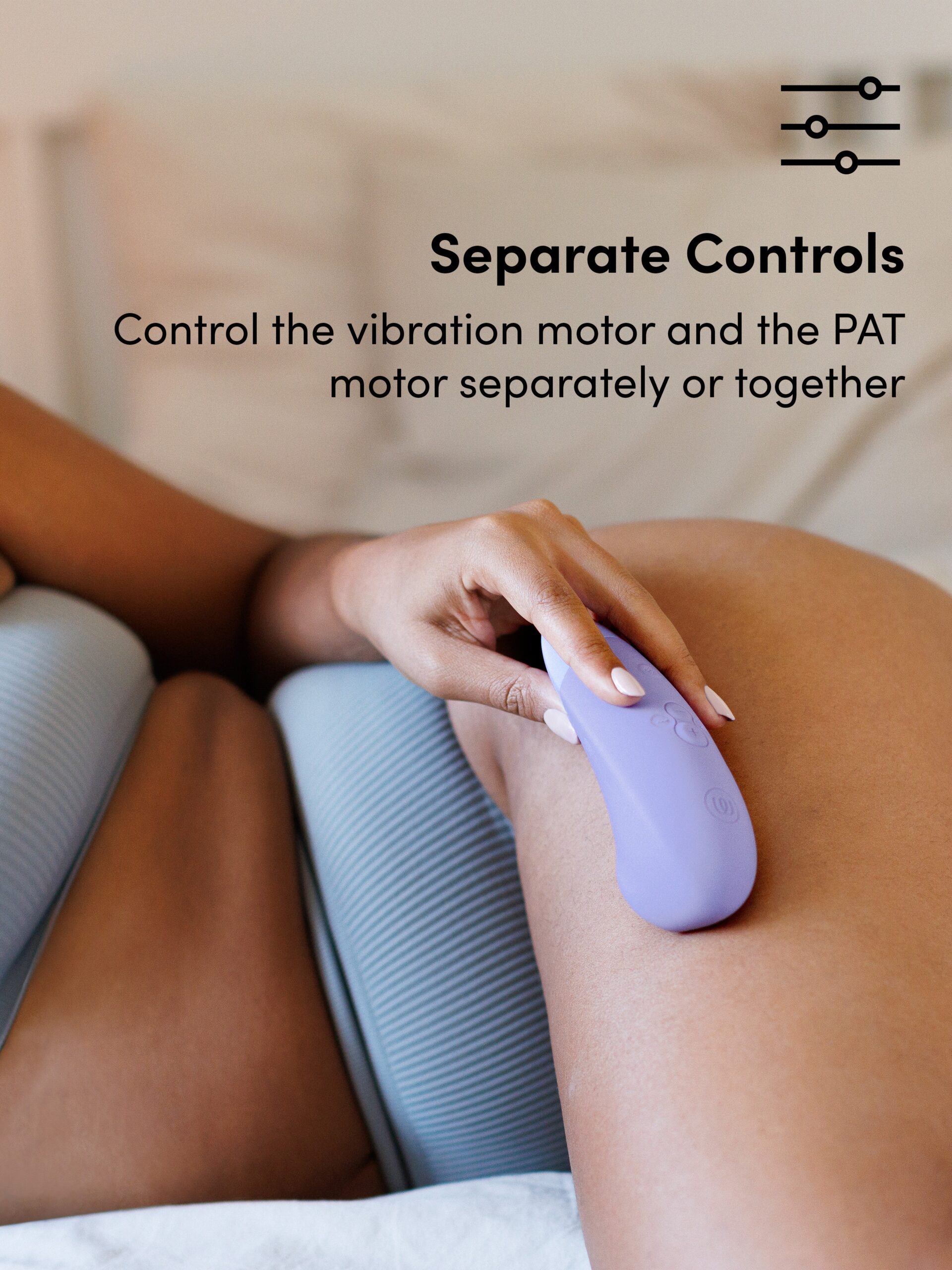 Womanizer Enhance Lilac Pleasure Air Clitoral Vibrator - Image 5
