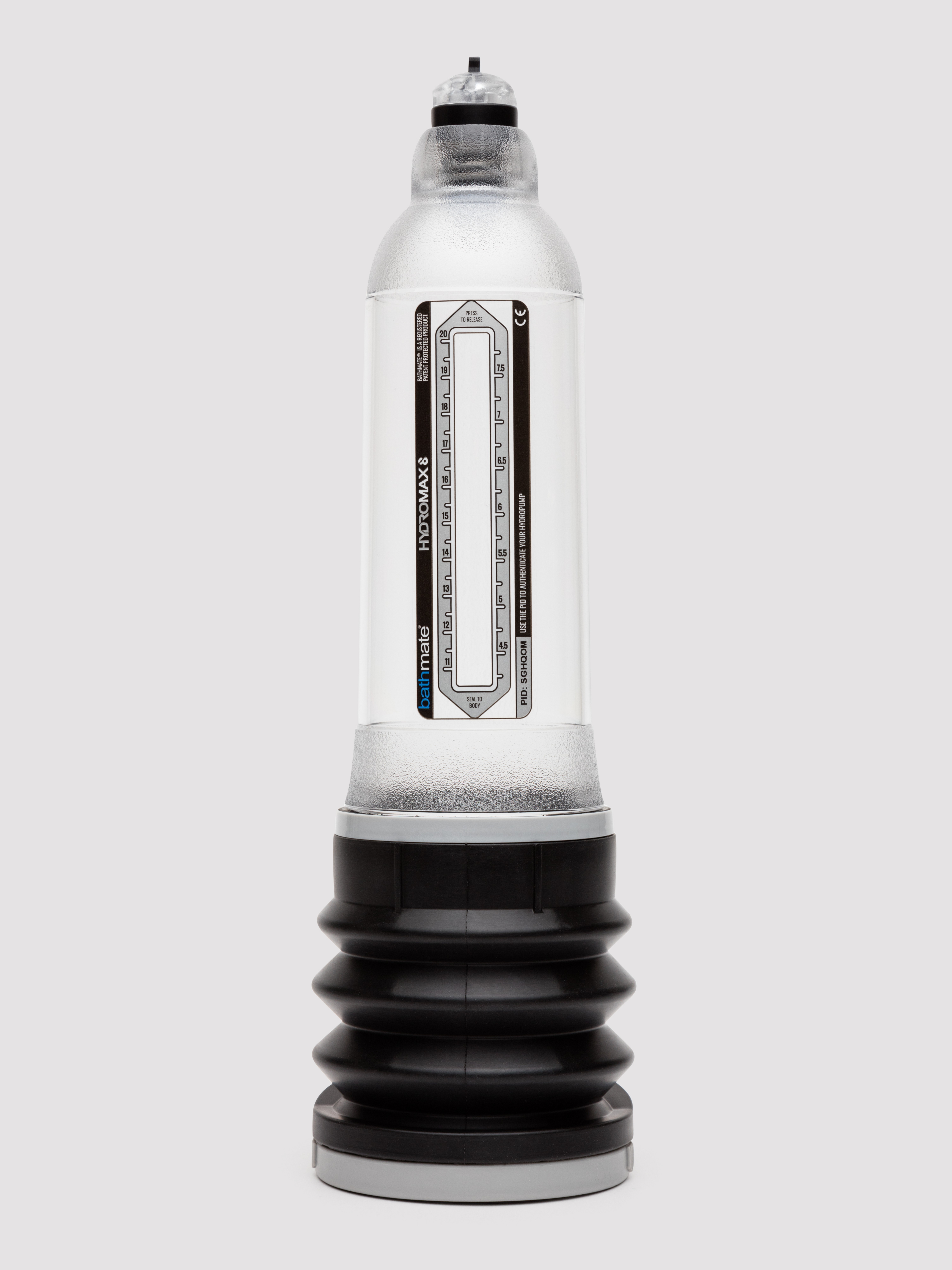 Bathmate HYDROMAX8 Penis Pump Clear 6-8 Inches - Image 2