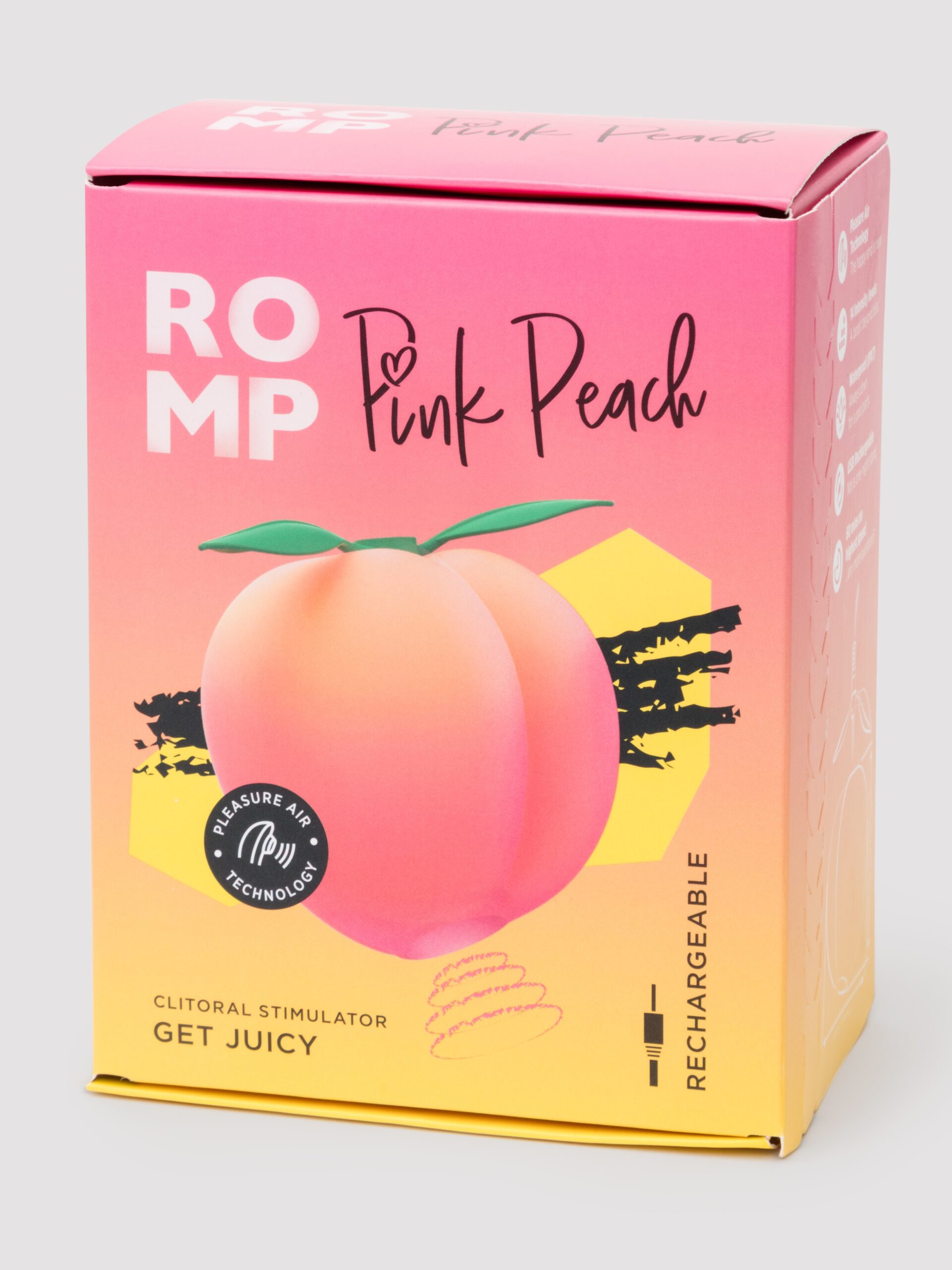ROMP Pink Peach Rechargeable Clitoral Stimulator - Image 7