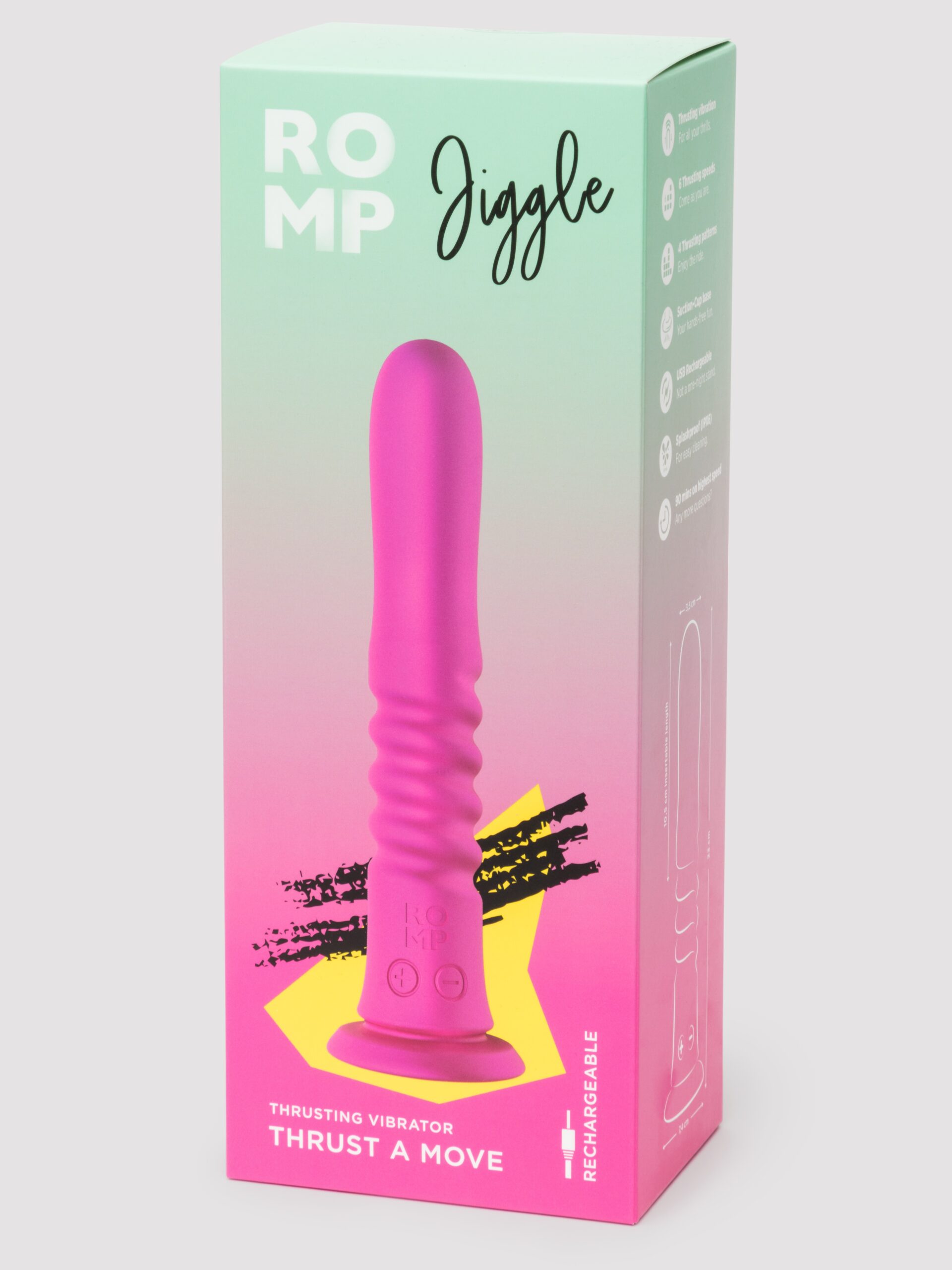 ROMP Jiggle Thrusting Dildo Vibrator - Image 8