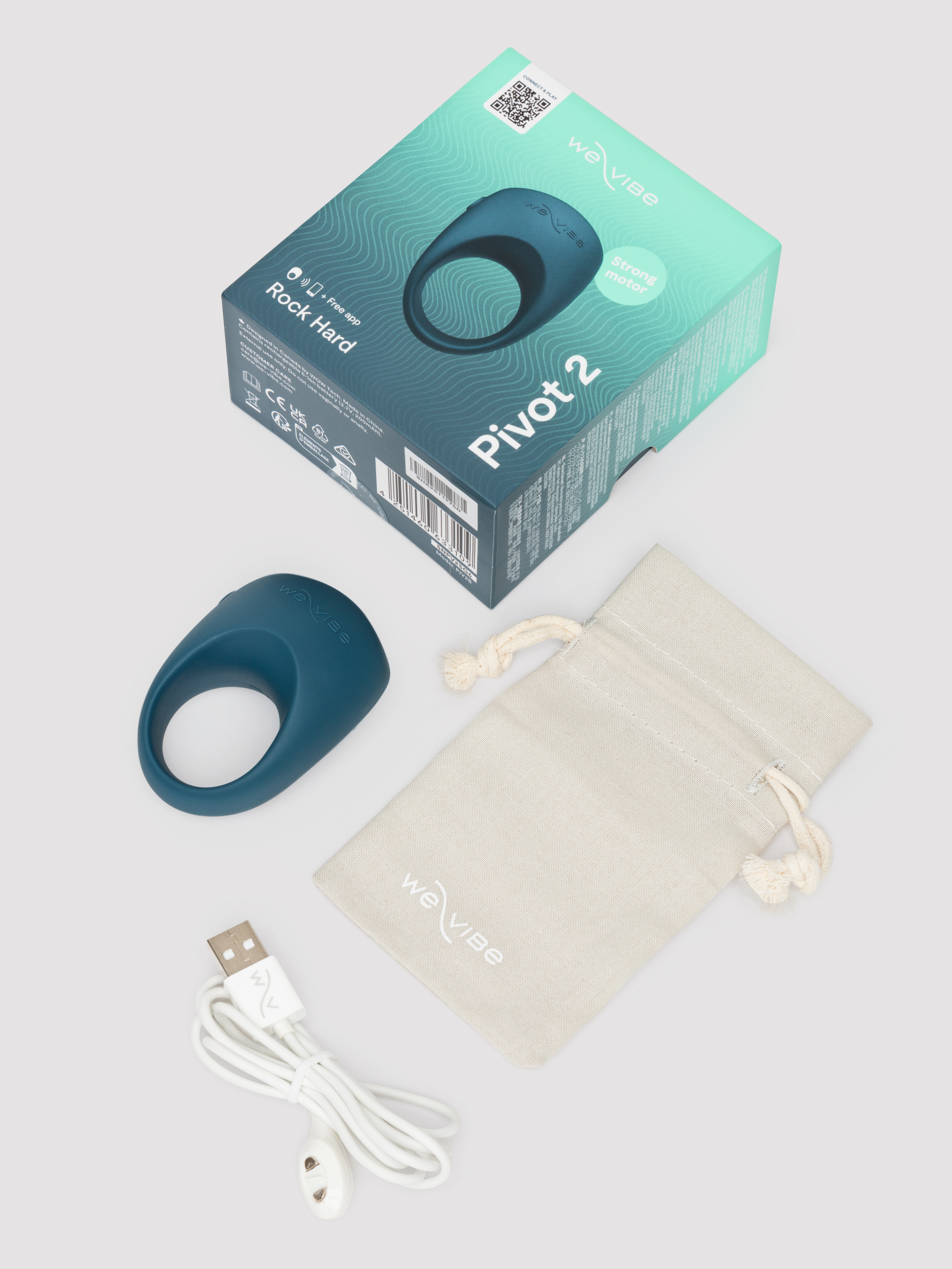 We-Vibe Pivot 2 App Controlled Vibrating Couples Cock Ring - Image 7