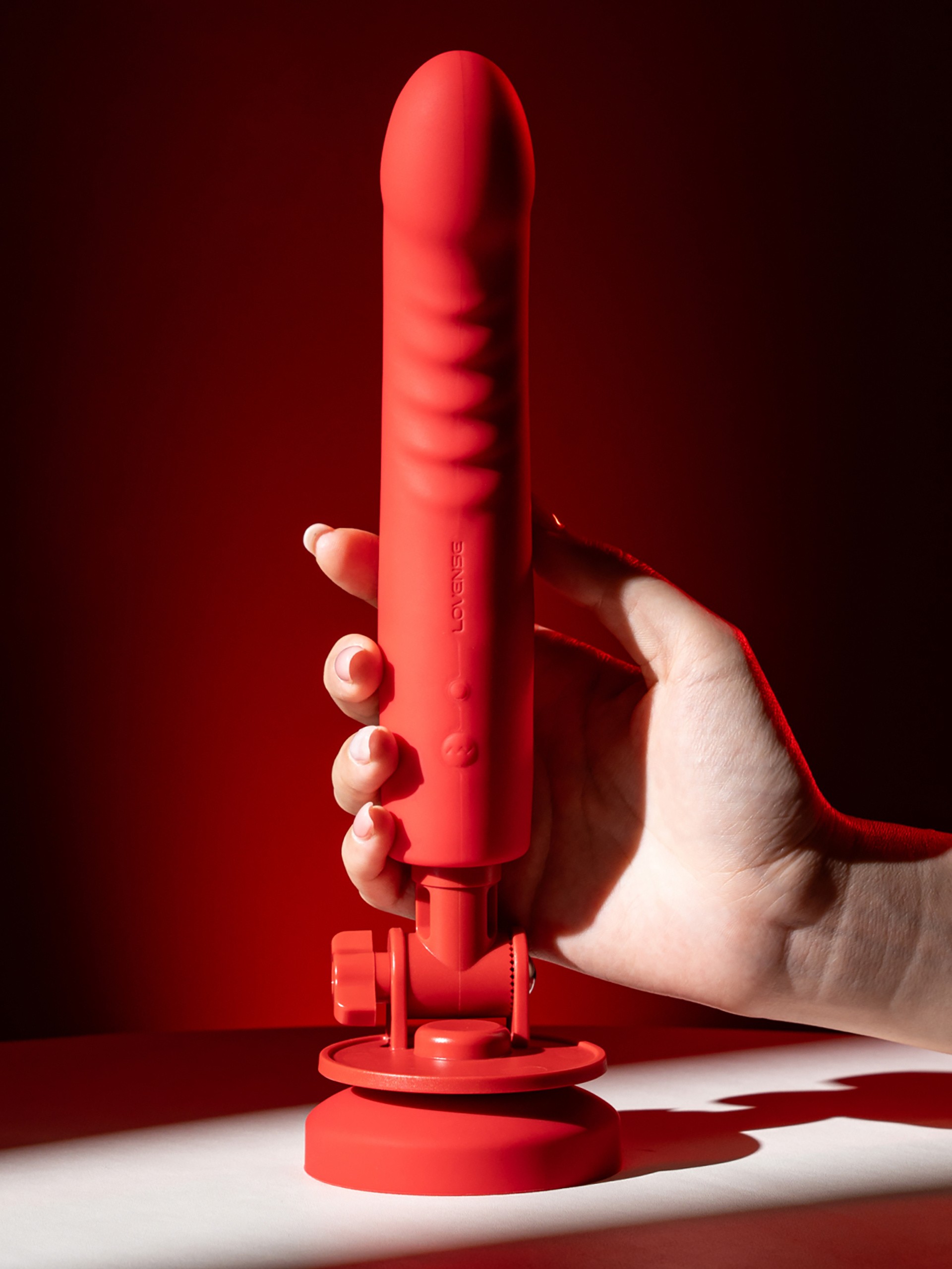 Lovense Mission 2 Touch Sensitive App Control Vibrating Dildo with Suction Cup - Image 3
