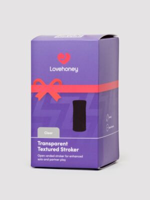 Lovehoney Clear Transparent Textured Stroker
