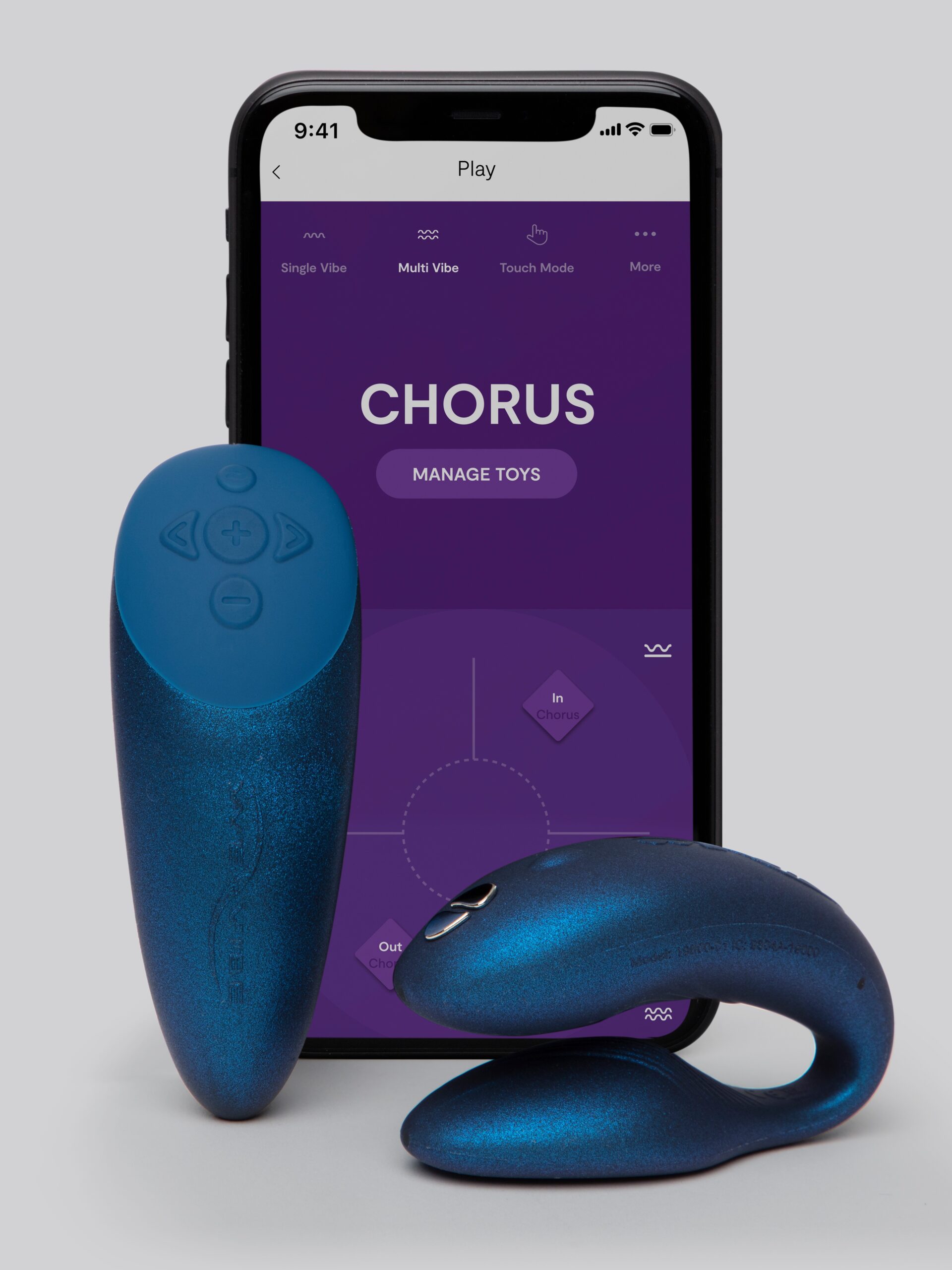 We-Vibe Chorus App and Remote Controlled Rechargeable Couple's Vibrator
