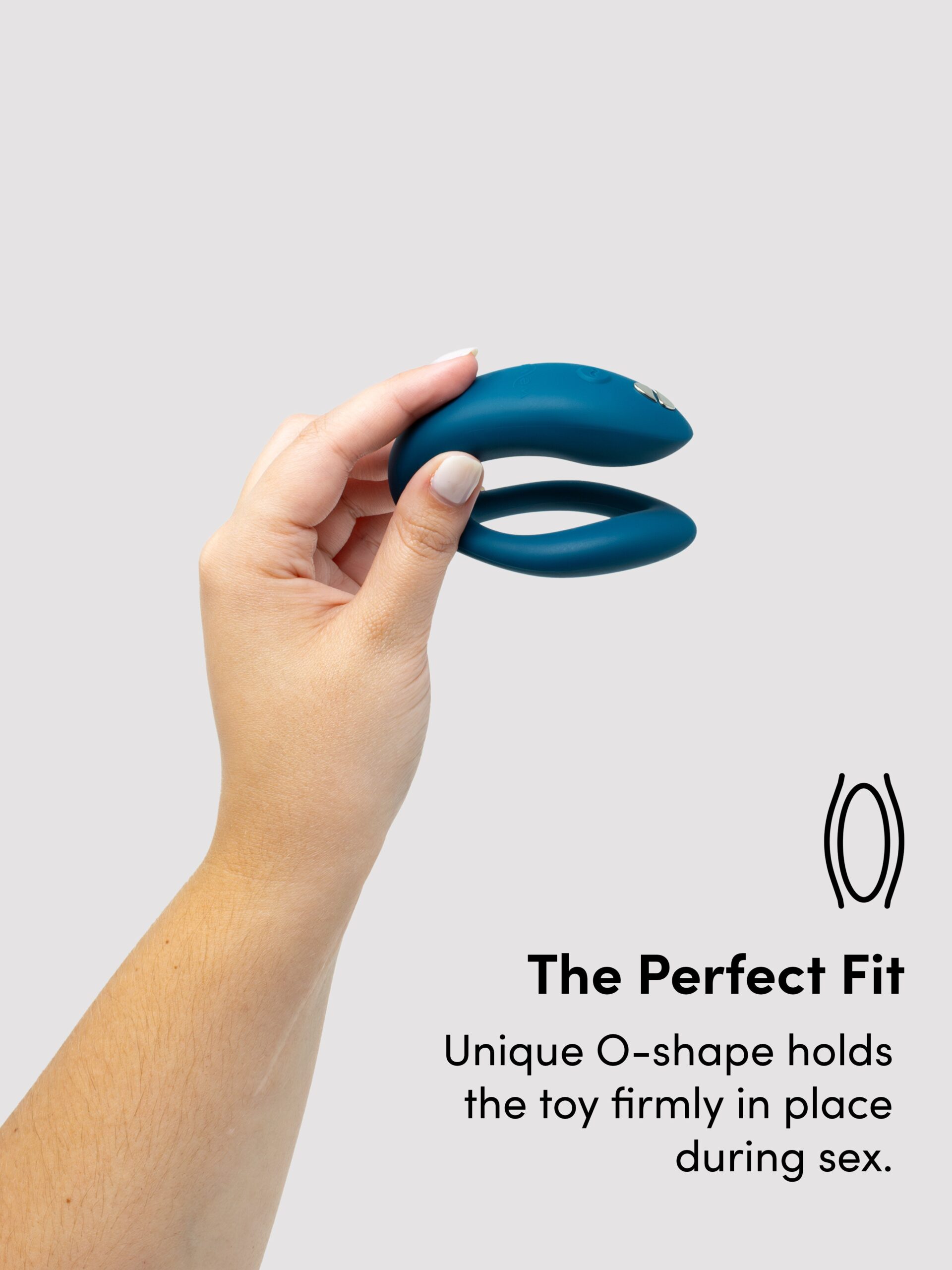 We-Vibe Sync O Velvet Green Remote Control and App Rechargeable Couple's Vibrator - Image 3