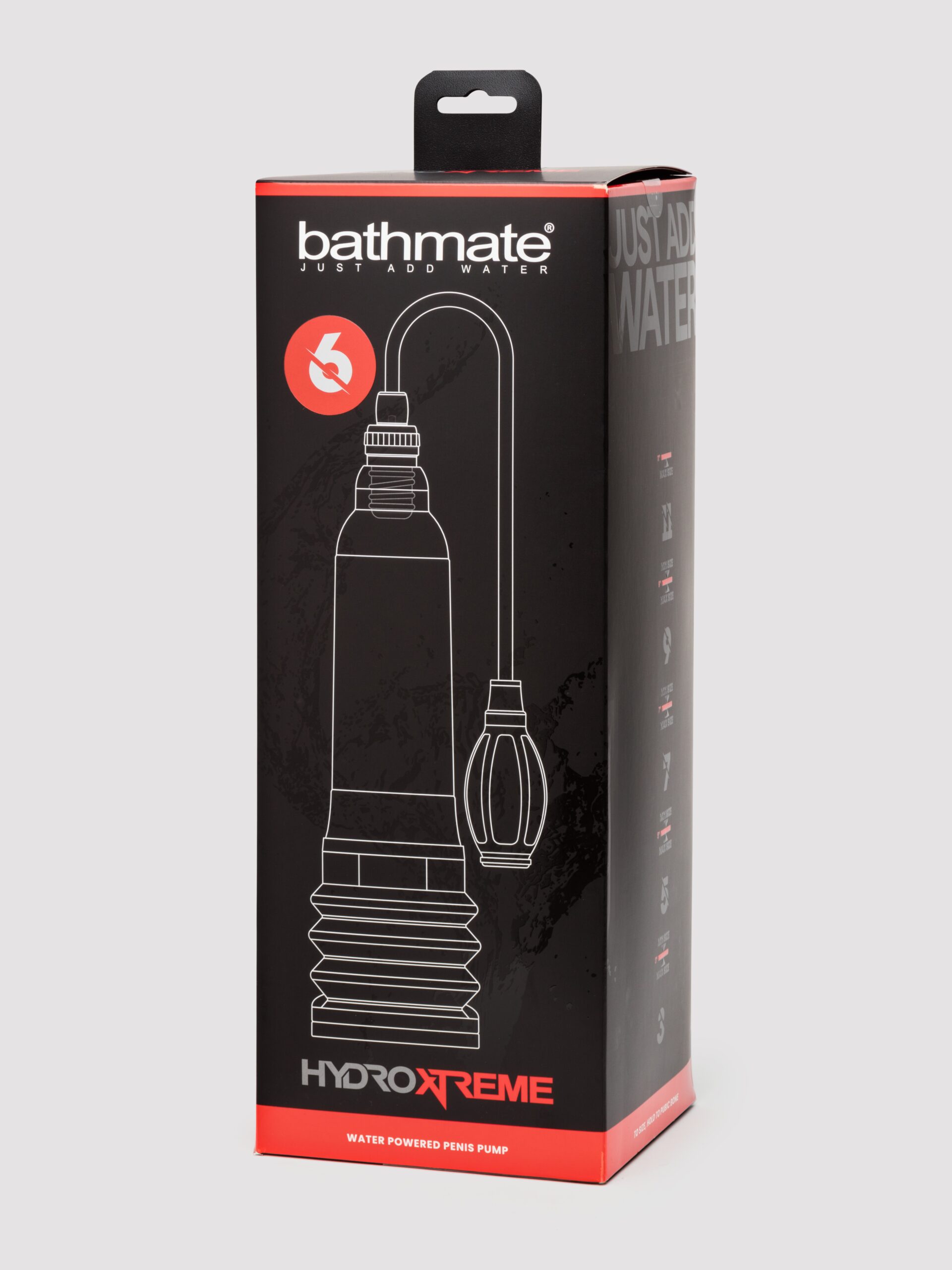 Bathmate HYDROXTREME6 Penis Pump Clear 4-6 Inches - Image 7