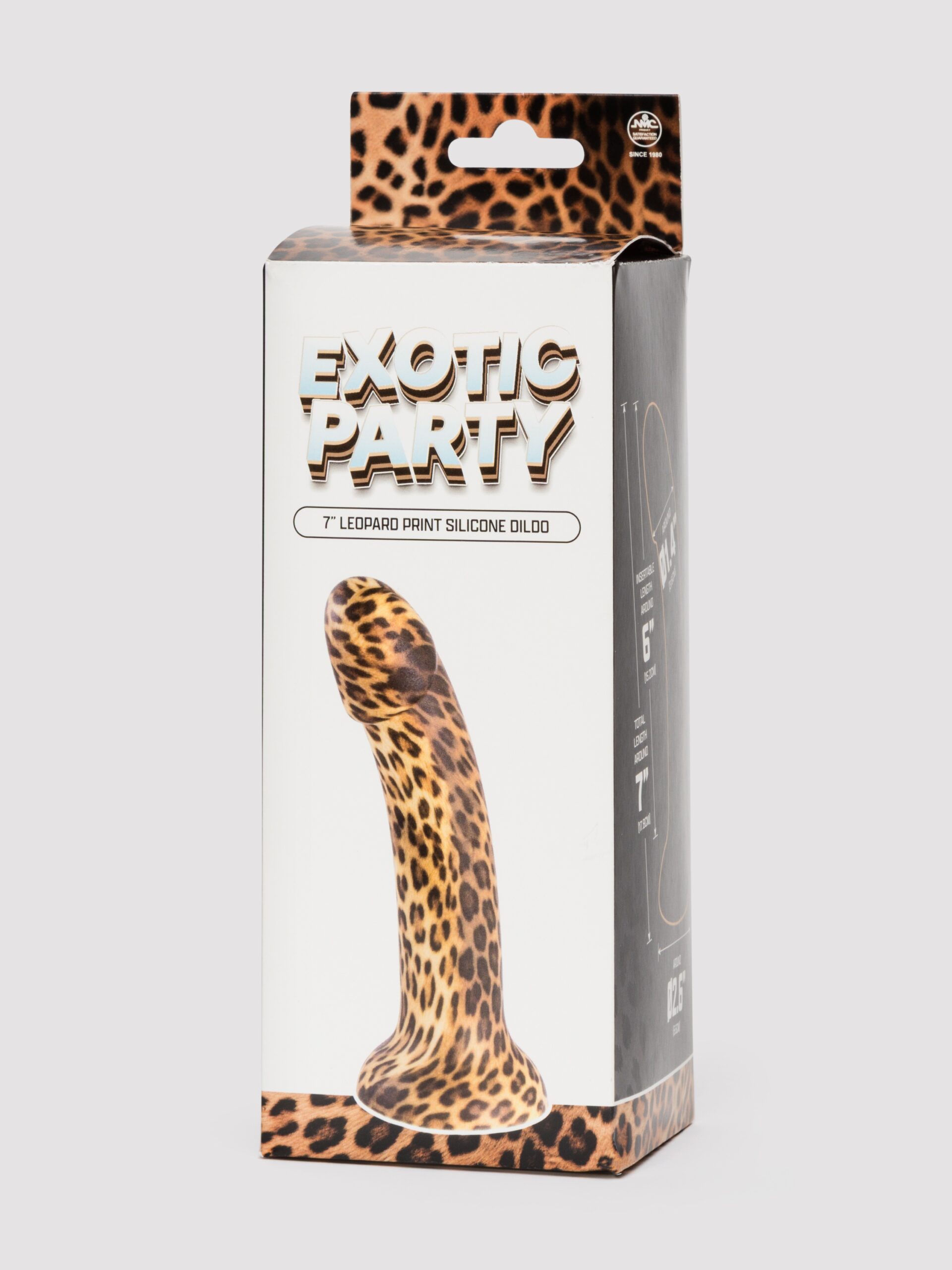 Leopard Print Silicone Dildo 7 Inches - Image 6