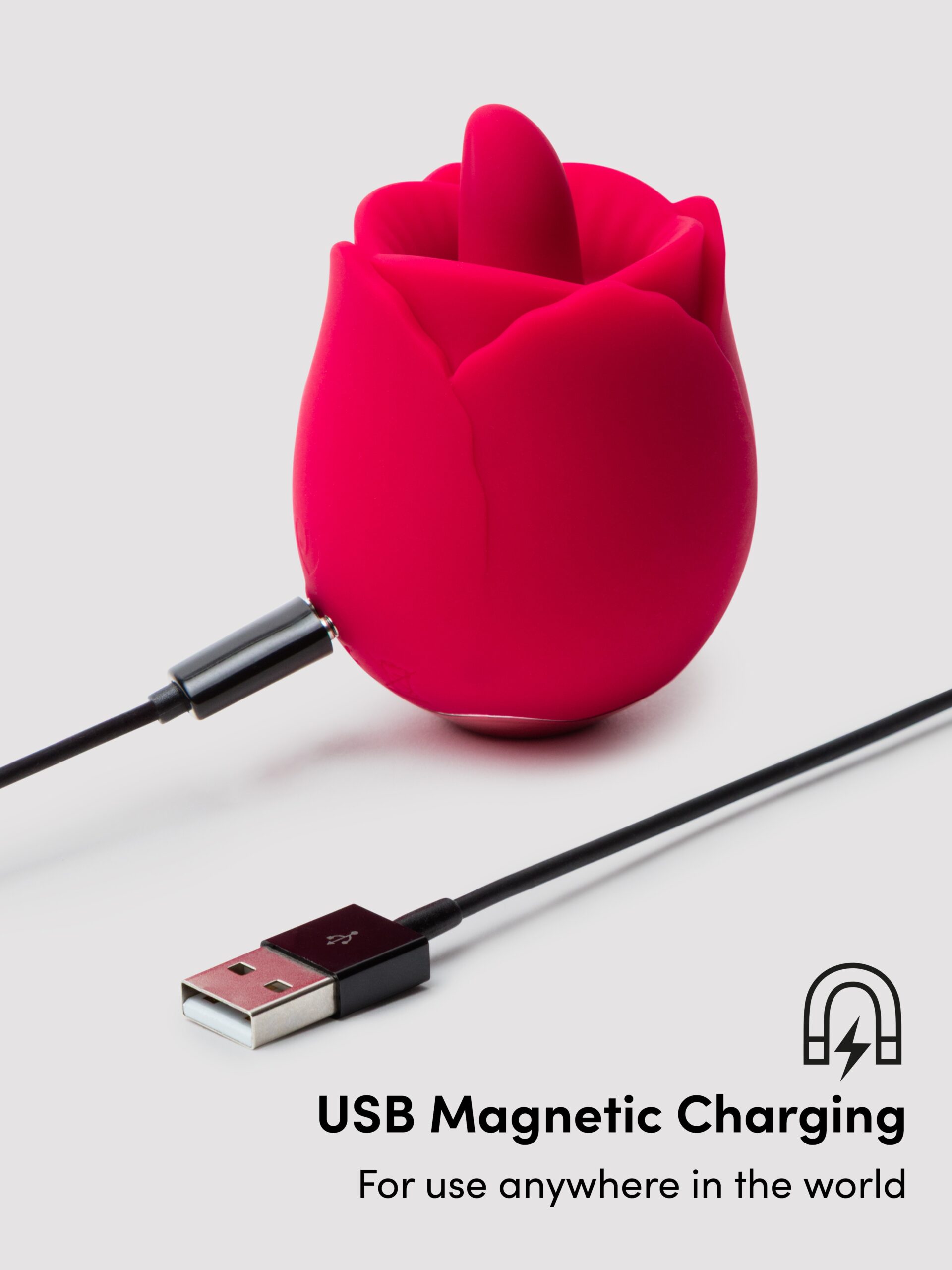 Lovehoney Red Licking Rose Vibrator - Image 4