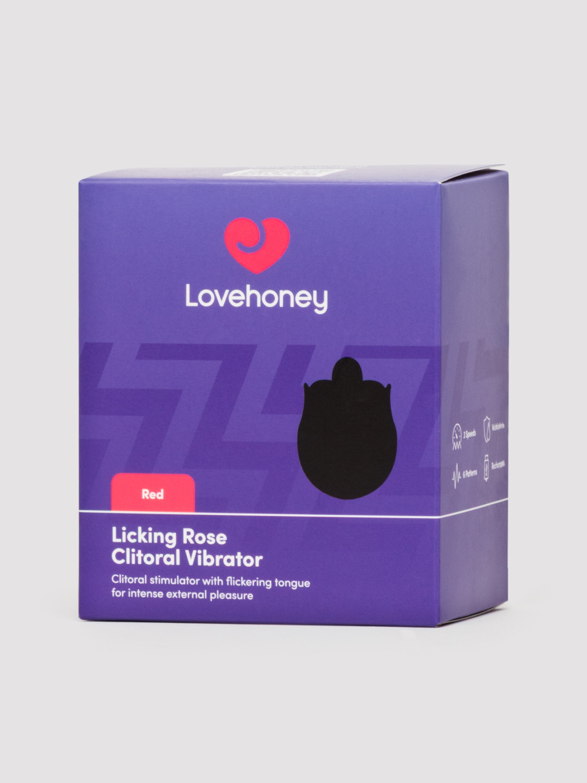 Lovehoney Red Licking Rose Vibrator - Image 6