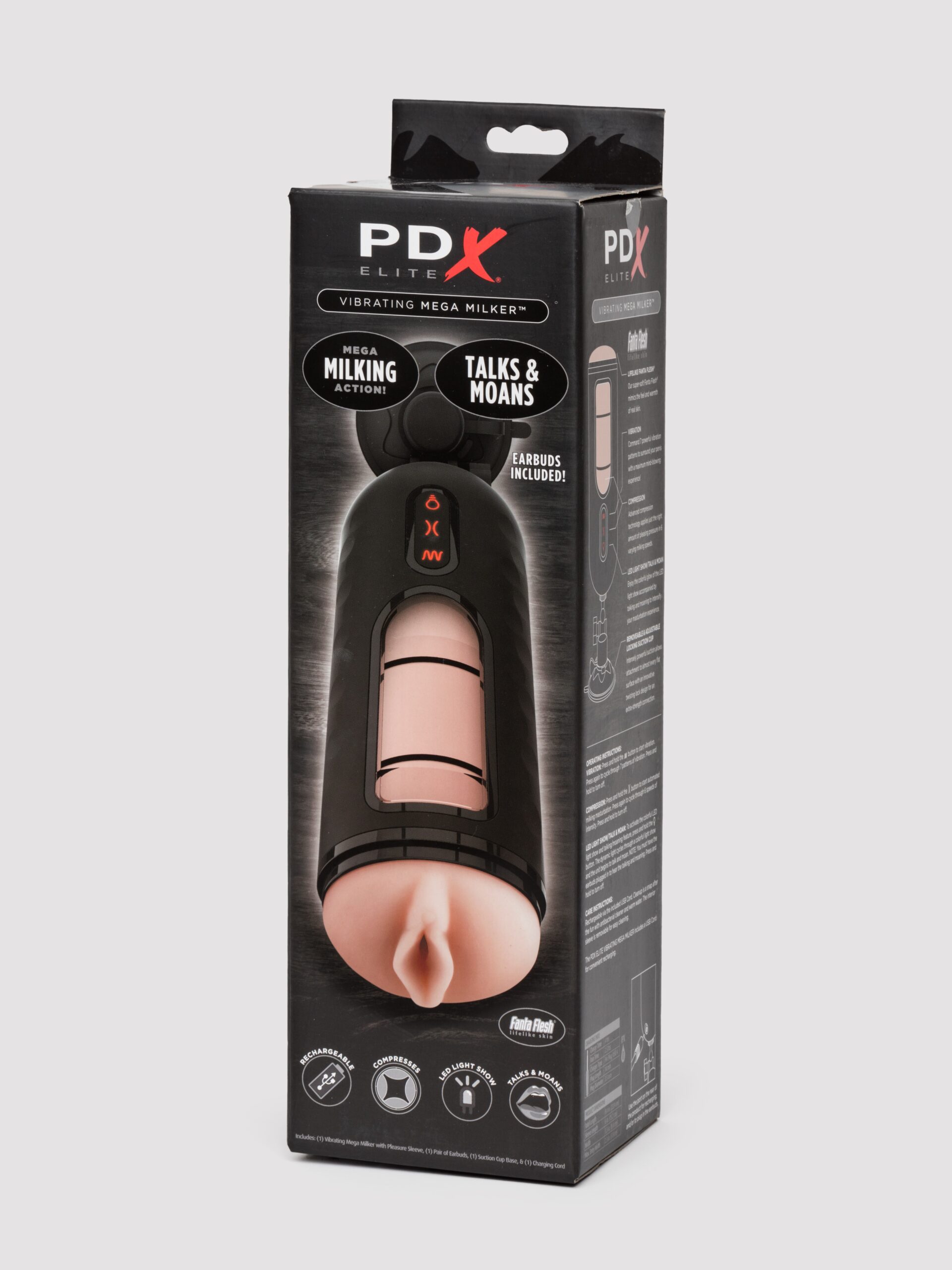 PDX Elite Vibrating Mega Milker Realistic Masturbator - Image 7