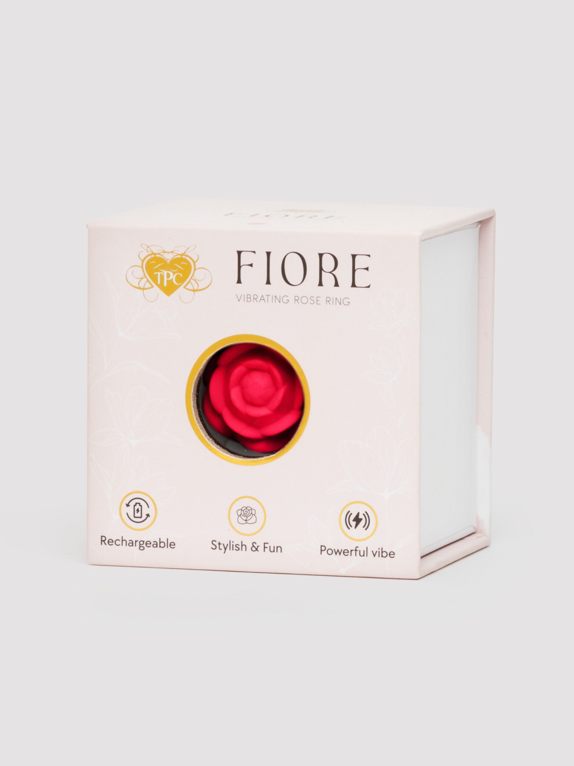 FIORE Rechargeable Vibrating Silicone Rose Ring - Image 7