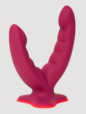 Fun Factory Ryde Red Double Ended Grinding Silicone Dildo