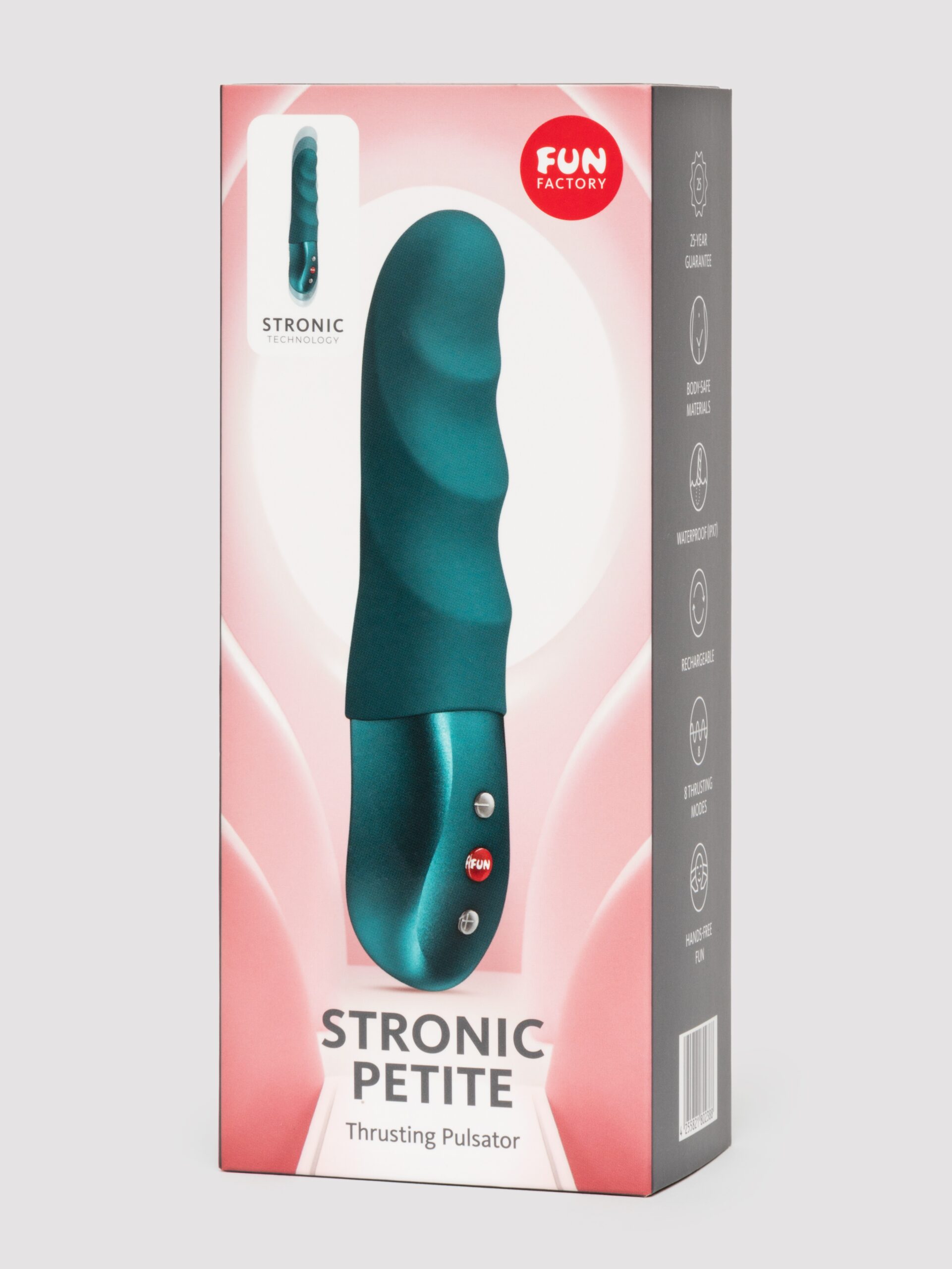 Fun Factory Stronic Petite Green Rechargeable Thrusting Vibrator - Image 6