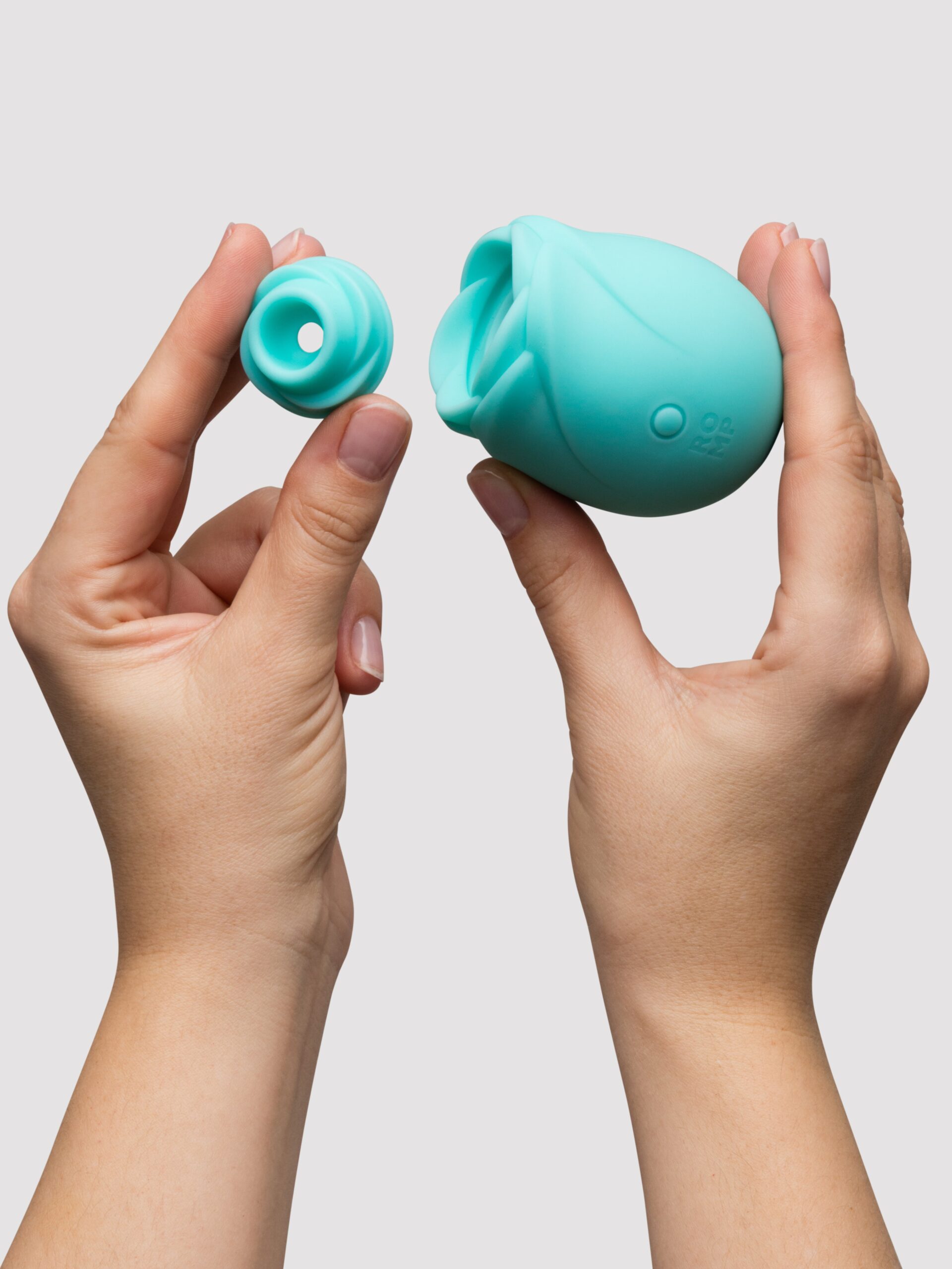 ROMP Rose Glow Blue Clitoral Stimulator - Image 5