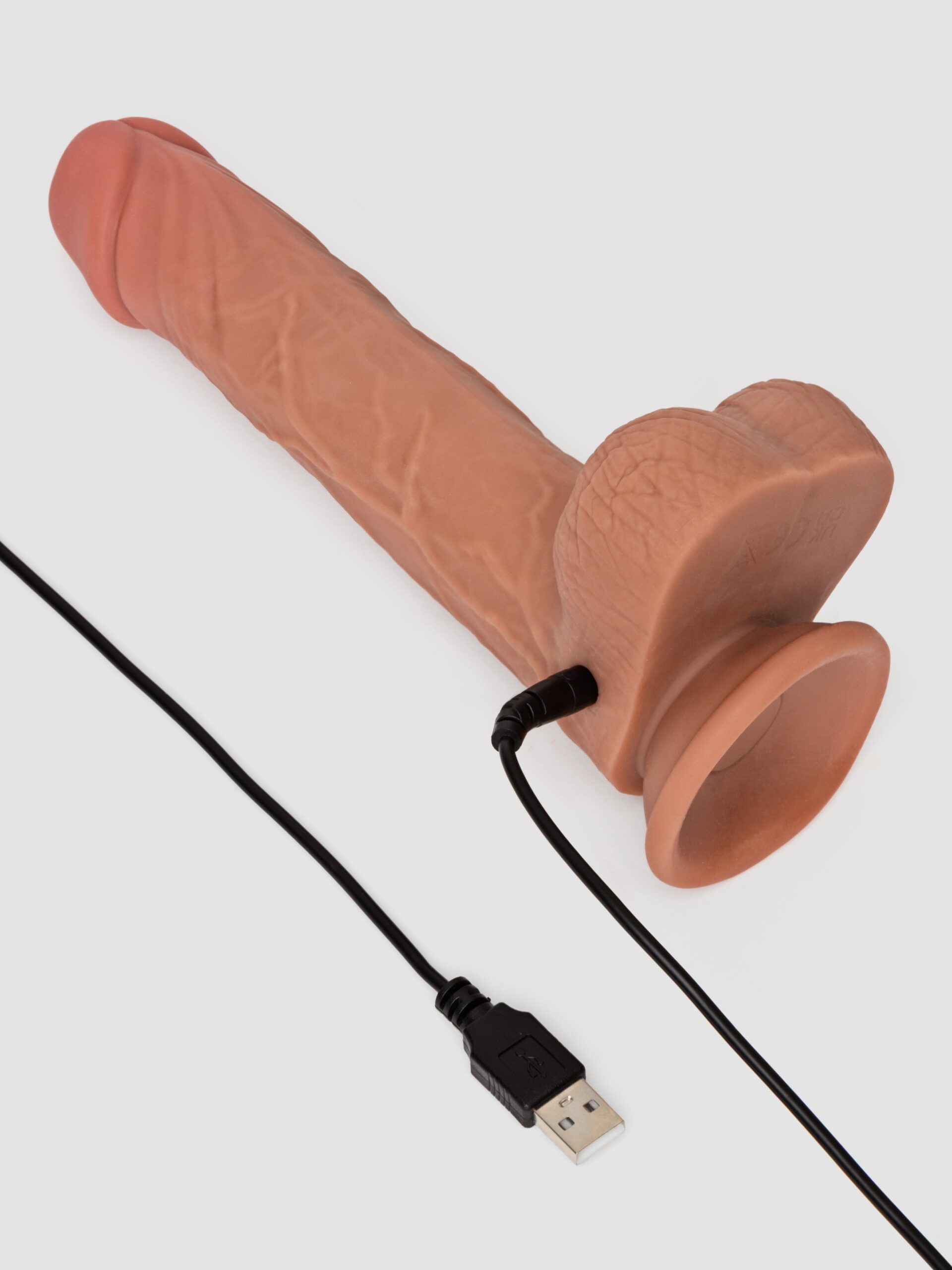 Working Stiff The Thrusting Jack Hammer 8.25 Inch Realistic Silicone Vibrating Dildo - Image 5