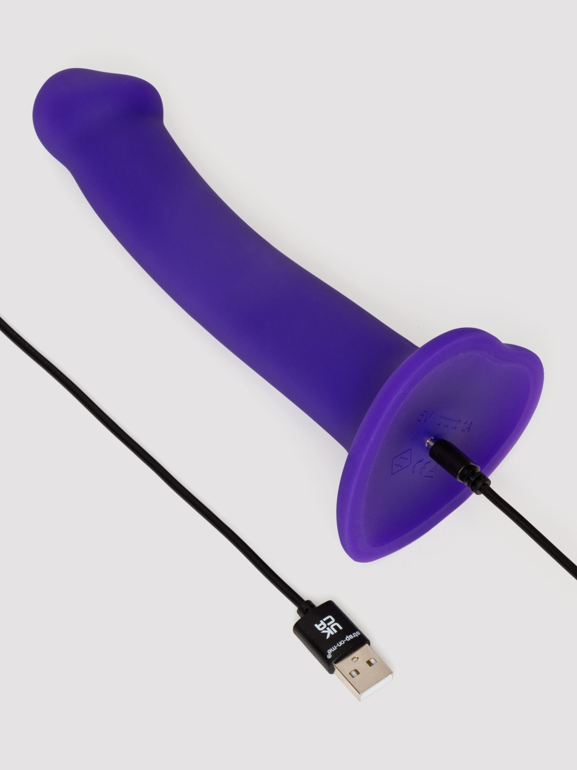 Strap-On-Me Soft Touch Silicone Glow LED Dildo 6.5 Inch - Image 5