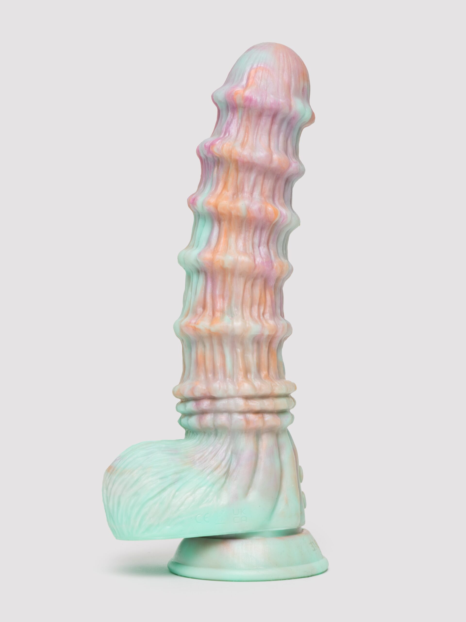 Fantasy Textured Remote Control Dildo Vibrator 8 Inch - Image 3