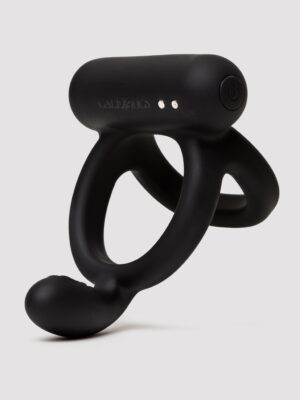 Closer Intimate Caress Rechargeable Taint Stimulation Cock Ring