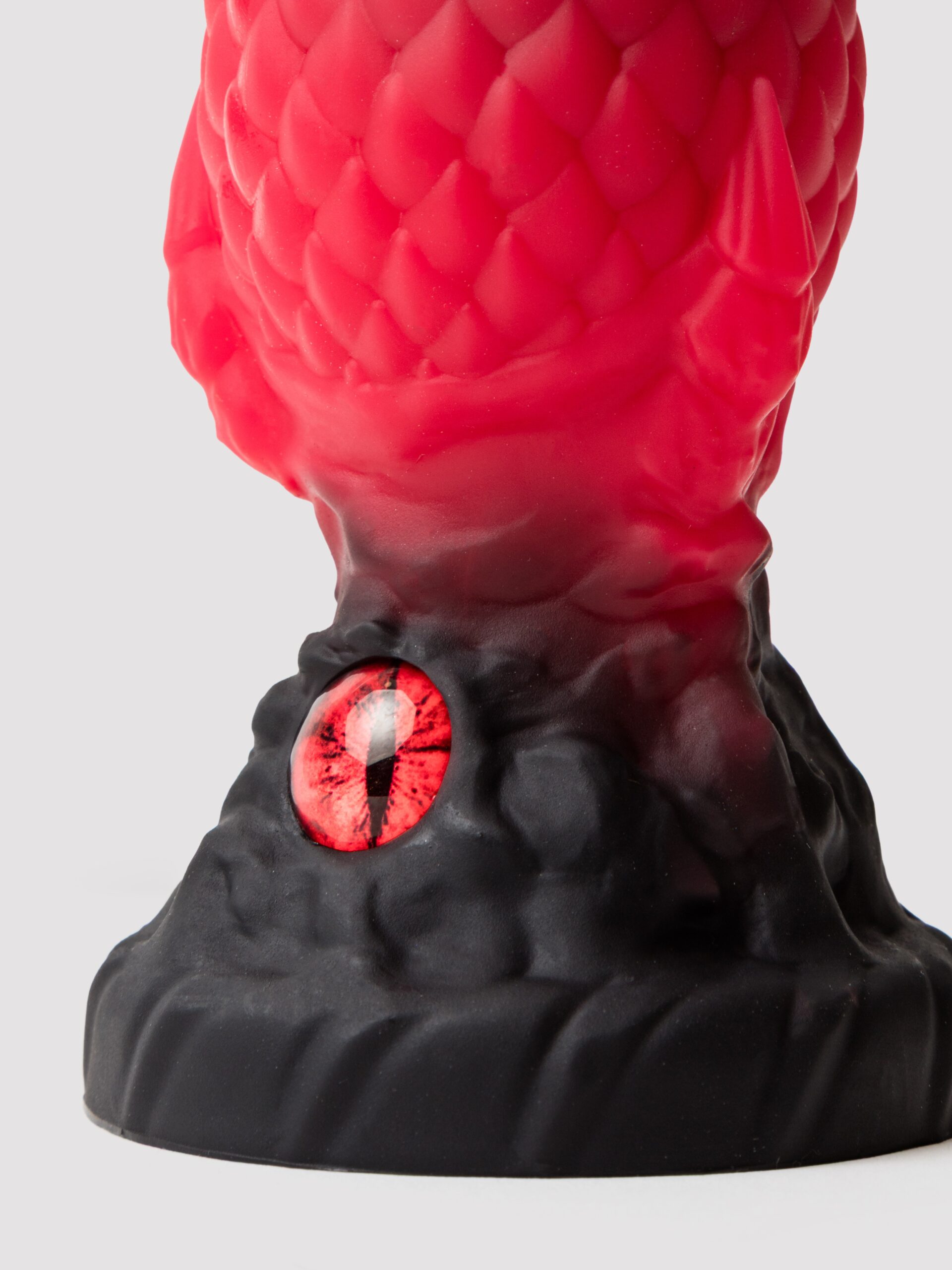 Creature Cocks Eye of the Dragon Red Silicone Butt Plug - Image 3