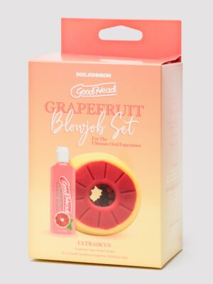 Doc Johnson GoodHead Grapefruit Blowjob Set (2 Piece)