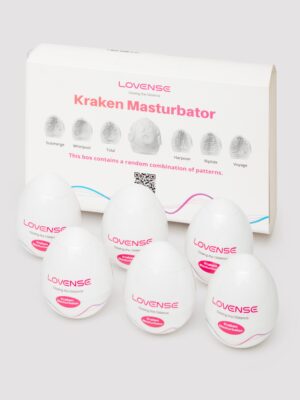 Lovense Kraken Textured Egg Male Masturbator 6 Pack